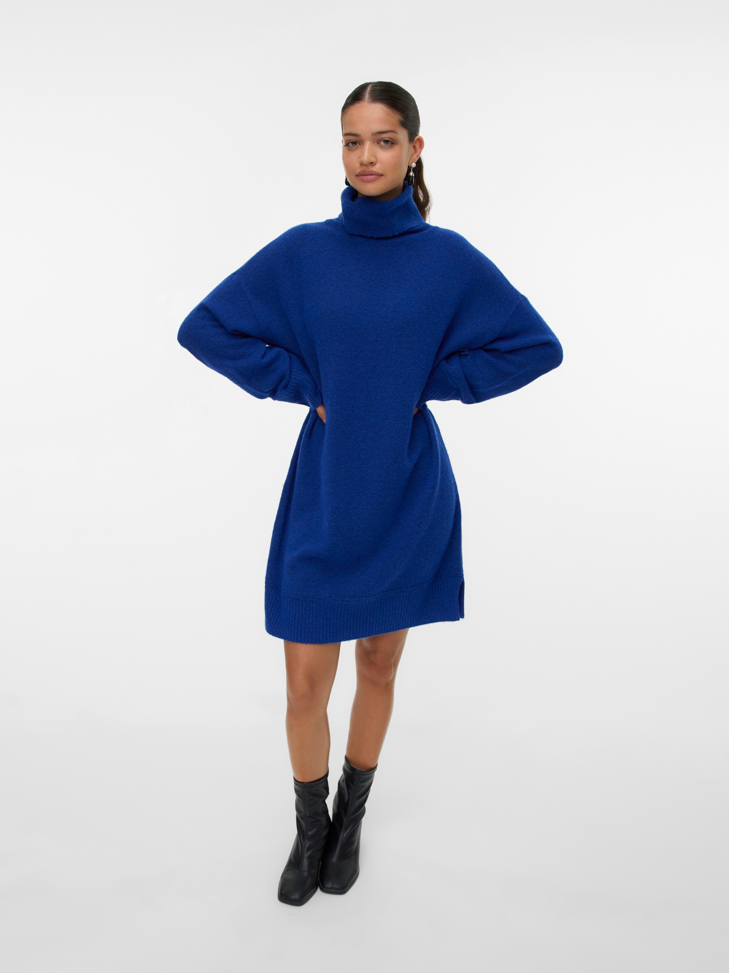 Vero Moda Strickkleid "VMAQUARIUS LS ROLLNECK SHORT DRESS BF" günstig online kaufen