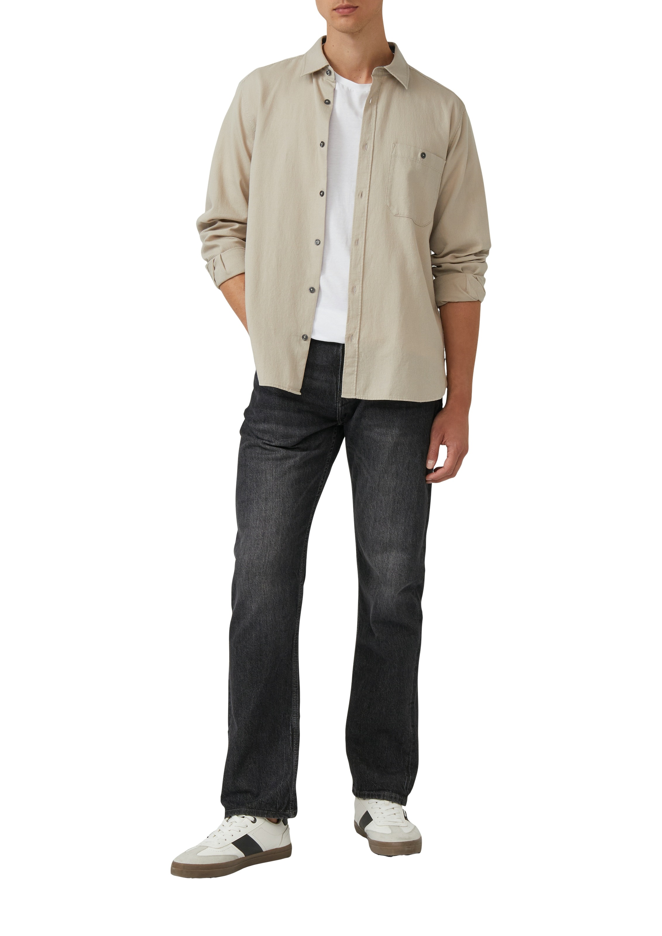 s.Oliver Langarmhemd, mit Brusttasche günstig online kaufen