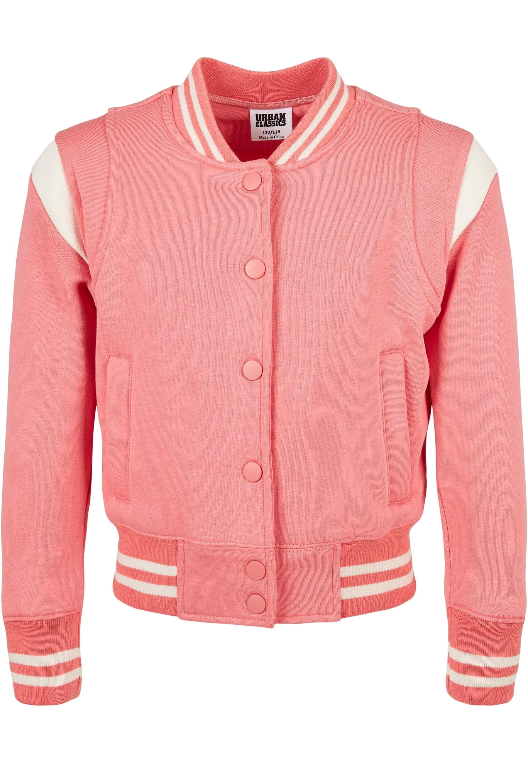 Allwetterjacke »Urban Classics Damen Girls Inset College Sweat Jacket«, (1 St.), ohne...