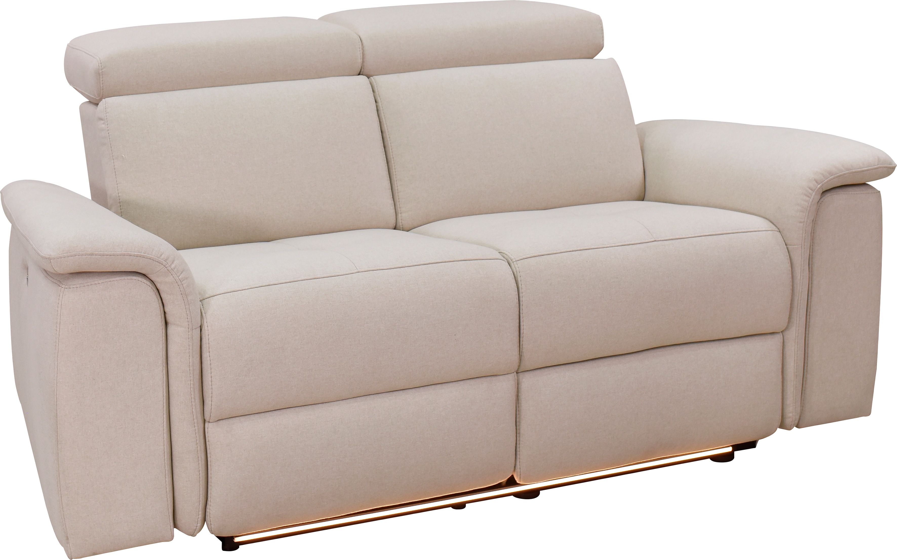 Thumbnail - Home affaire 2-Sitzer "Pareli 172cm, manuelle u. elektr. Relaxfunktion" USB, Kopfteil-Verstellung, LED, in Echtleder, Ku...