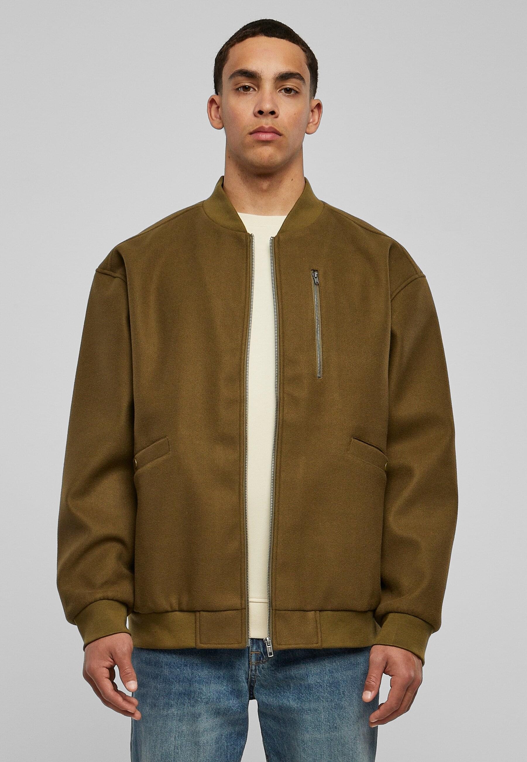 URBAN CLASSICS Bomberjacke »Urban Classics Herren Bomber Blouson«, (1 St.), ohne Kapuze