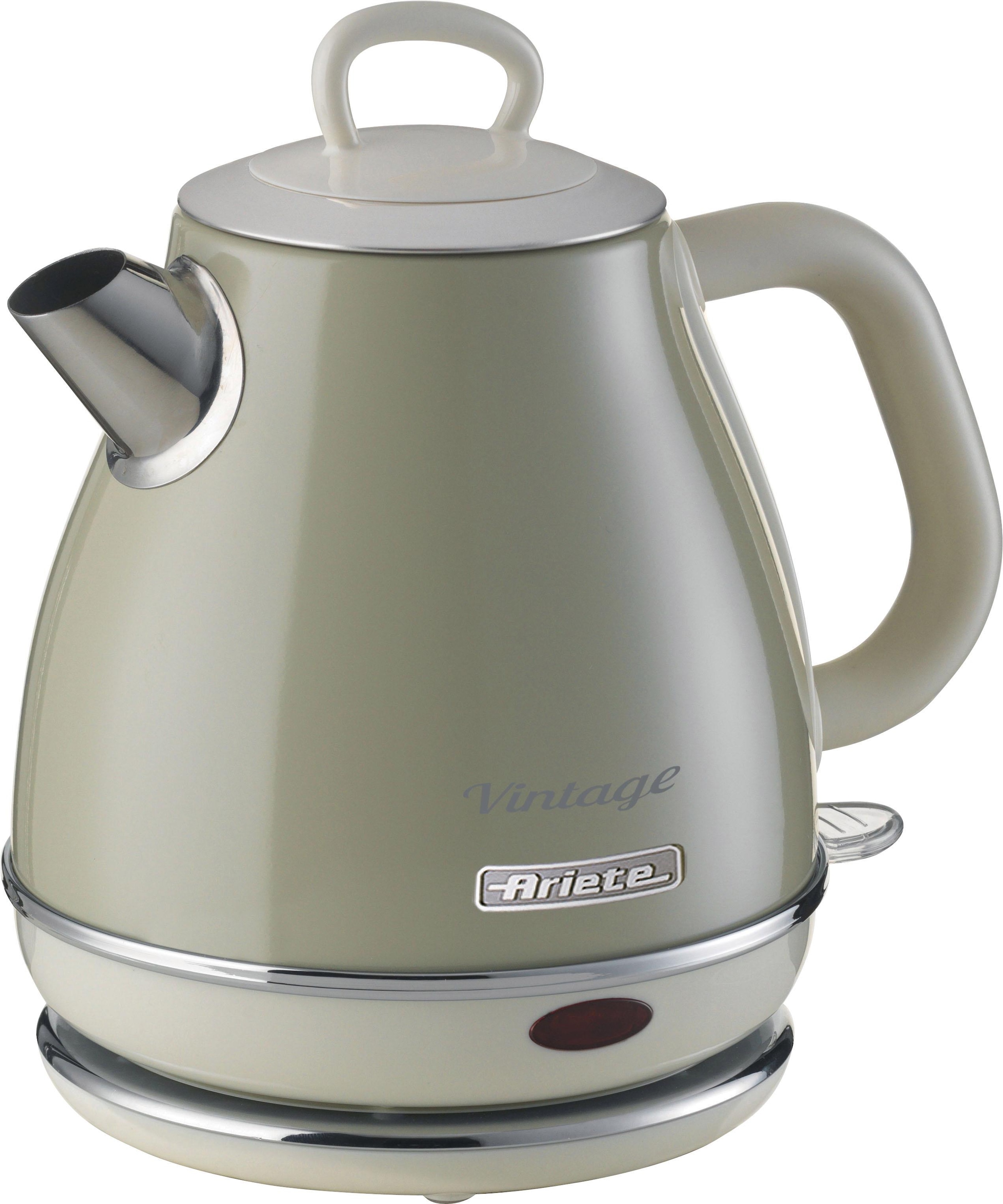 Ariete Wasserkocher »2868CR Vintage 1 L beige«, 1 l, 1630 W