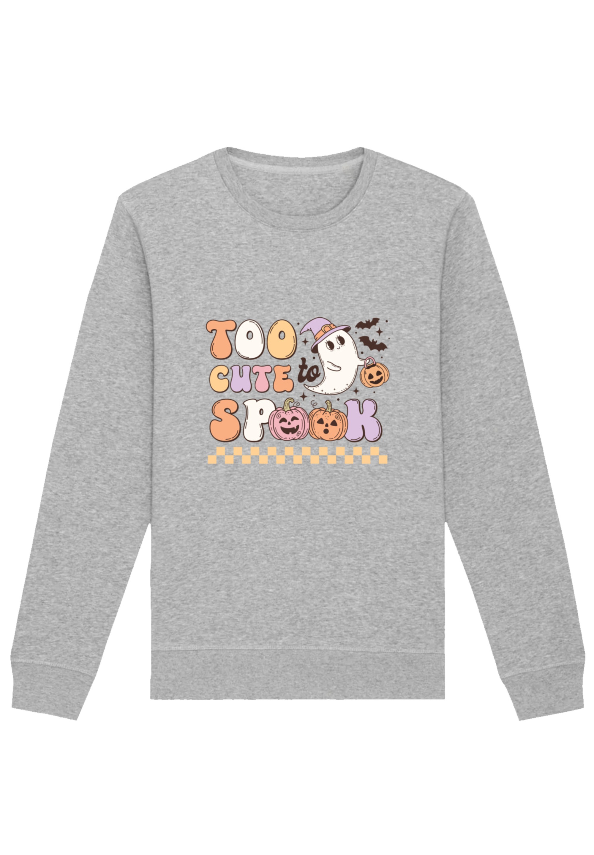 F4NT4STIC Sweatshirt »Retro Halloween Too Cute To Spook«, Premium Qualität