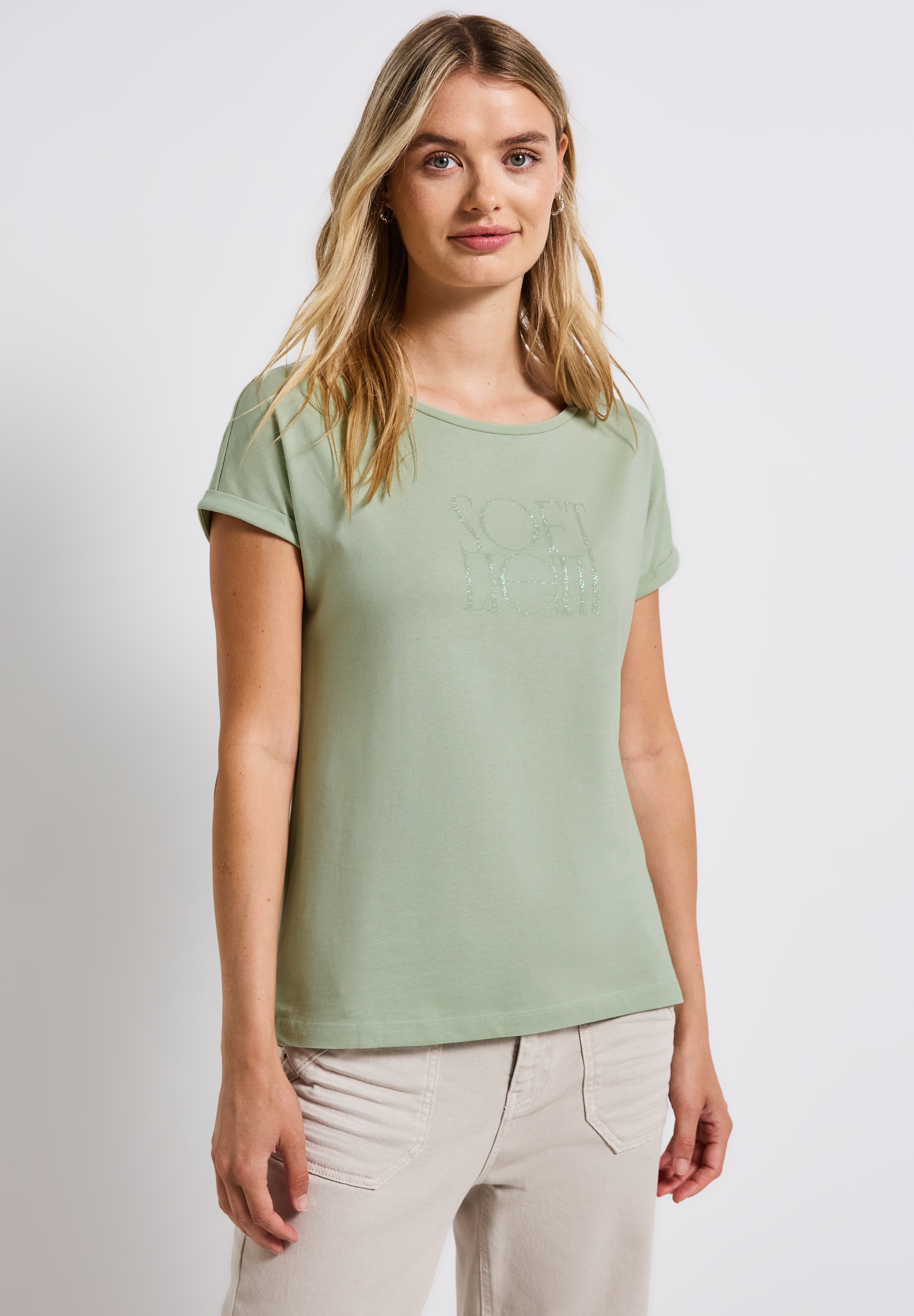 STREET ONE T-Shirt, im soften Baumwoll-Mix günstig online kaufen