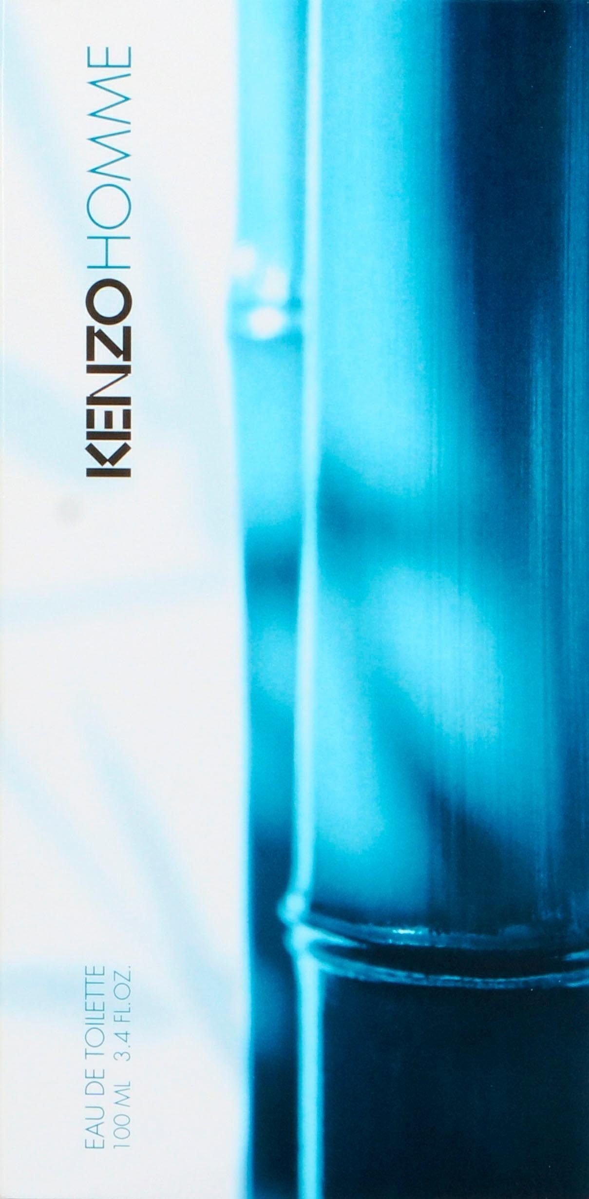KENZO Eau de Toilette »Homme«, Holzig-würziger, frischer Duft mit Gewürzen, Minze, Vanille, Vetiver.