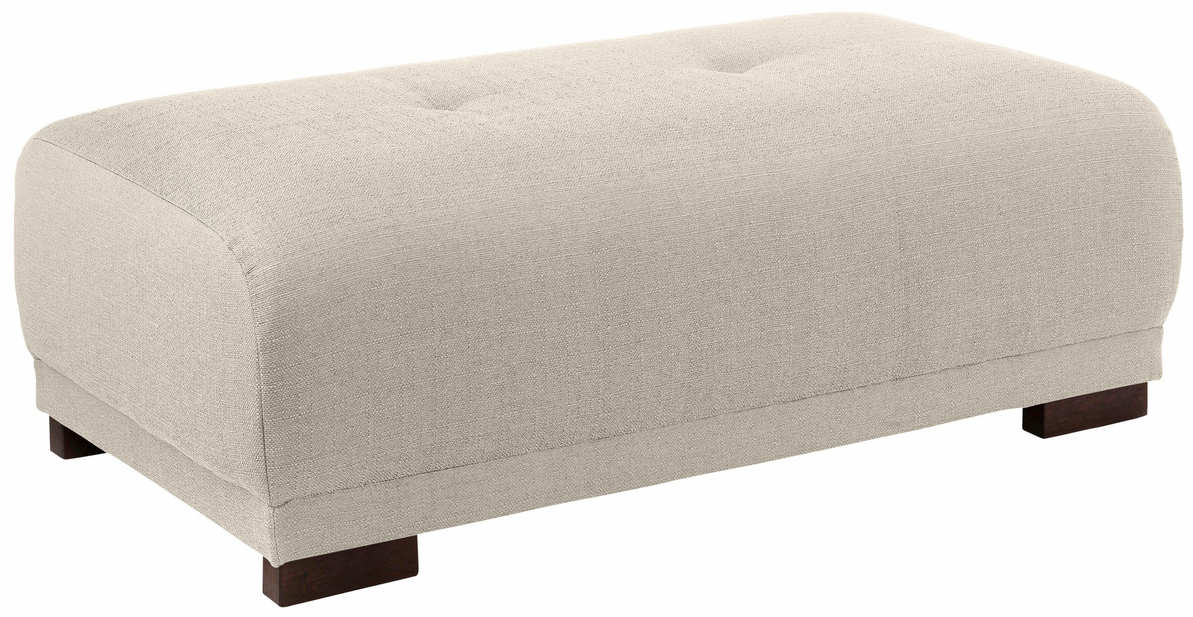 Hocker HOME AFFAIRE, B:122cm H:47cm T:67cm, beige, Filzoptik (100% Polyester);Struktur (100% Polyester);Struktur fein ( 100% Polyester), Wohnzimmer,