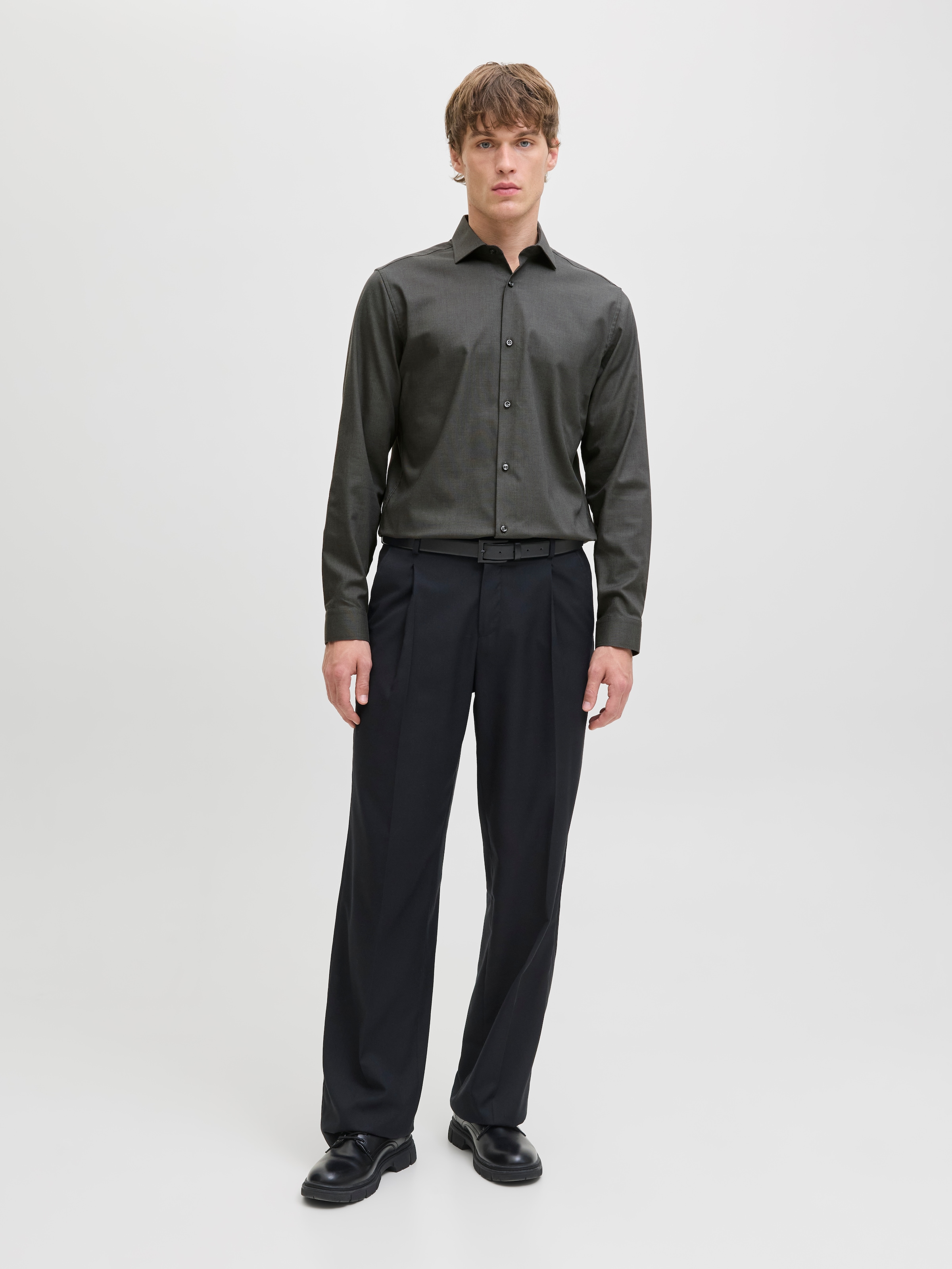 Jack & Jones Langarmhemd »JPRBLAPARKER SHIRT L/S«, mit Hemdkragen
