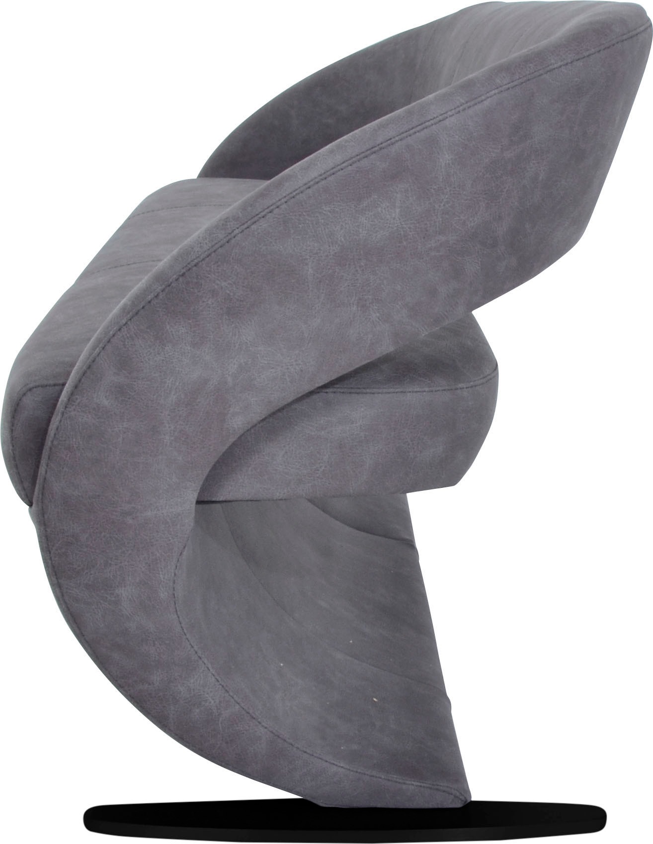 K+W 4130-1G Upholstered Bench Anthracite 204cm 3