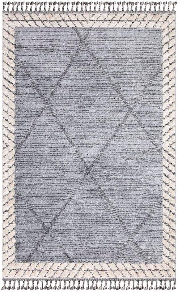 Thumbnail - Carpet City Hochflor-Teppich "Valencia 909" rechteckig 20 mm Höhe Läufer, Boho-Stil, 3D-Effekt, Relief, Hoch-Tief-Strukt...