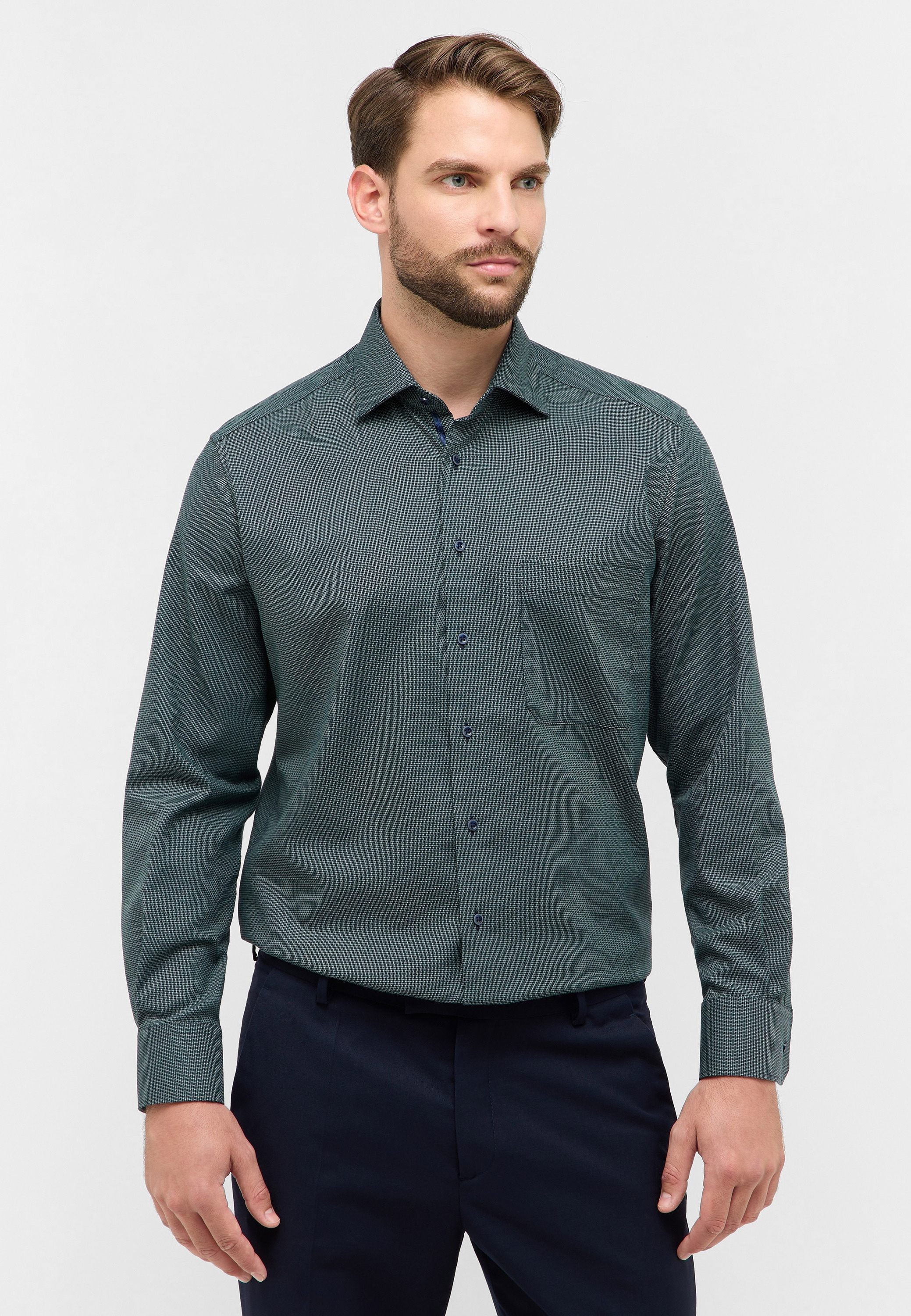 Eterna Langarmhemd "COMFORT FIT", NON IRON (bügelfrei) günstig online kaufen