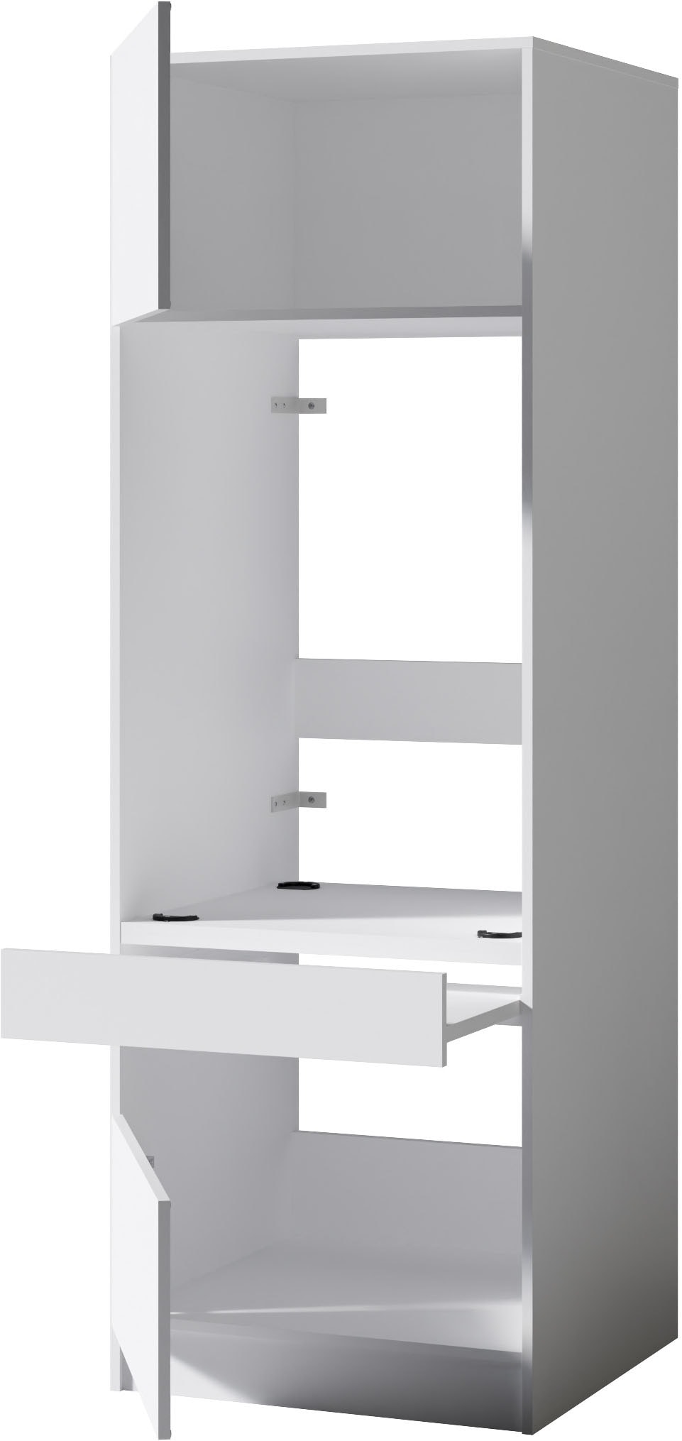 BASIC by Balculina Waschmaschinenumbauschrank »Washhome B/T/H 68x200x68 cm« 1 Stk. tlg. Breite 68cm, ausziebarer Tablerboden