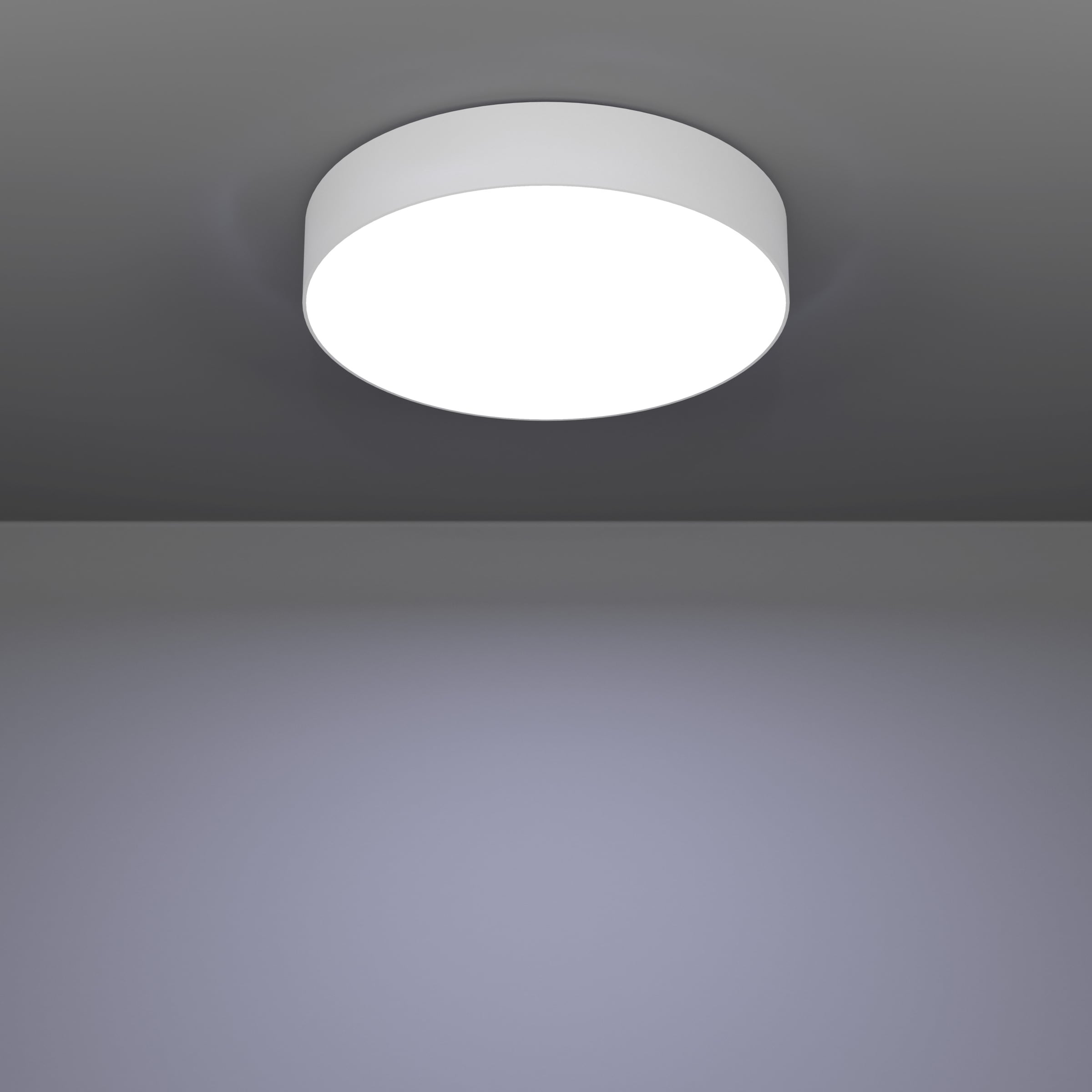 EGLO LED Deckenleuchte »GALLIZZI-Z Deckenlampe - Kunststoff - LED - 15W - IP20« LED-Modul 1 Stk. Kaltweiß | Neutralweiß | RGB | Warmweiß Wohzimmerlampe, Esszimmerlampe, Flur, Schlafzimmer, H7 x Ø39 cm