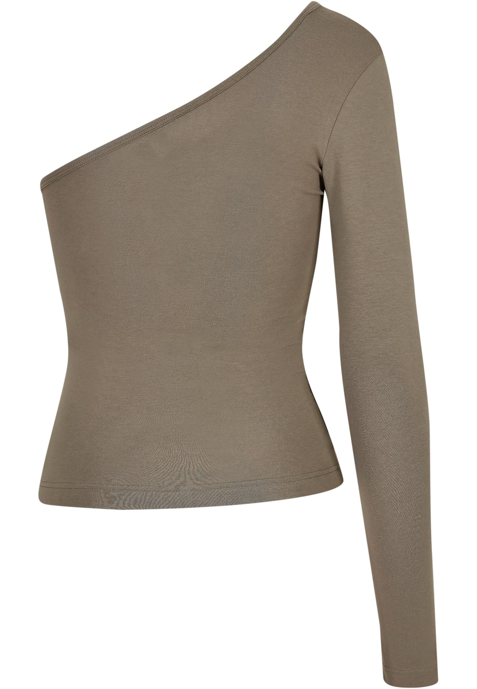 URBAN CLASSICS Langarmshirt »Damen Ladies Asymmetric für bestellen tlg.) (1 | BAUR Longsleeve«