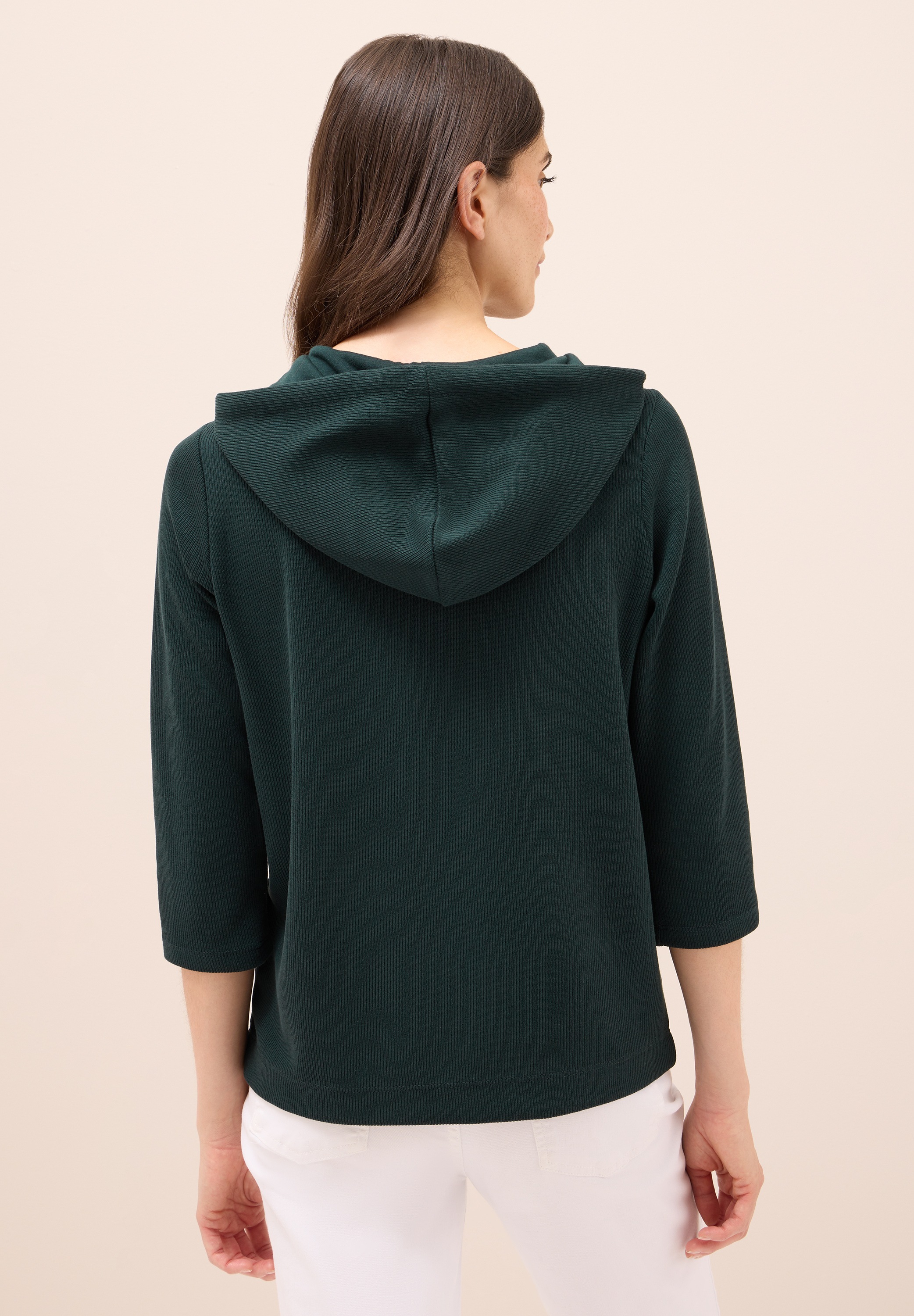 Cecil Kapuzenshirt, mit Materialmix günstig online kaufen