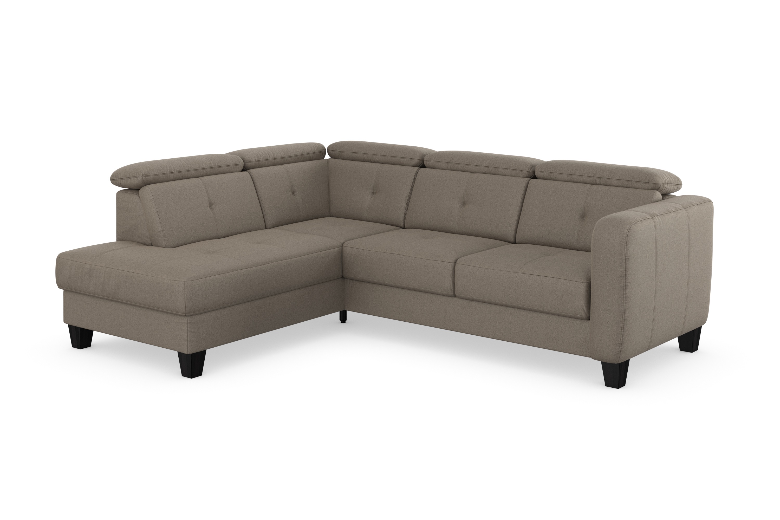 Thumbnail - sit&more Ecksofa "Belluci L-Form" inklusive Federkern, wahlweise mit Bettfunktion und Bettkasten