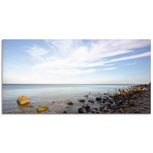Artland Glasbild »Brodtener Ufer«, Strand, (1 St.), in verschiedenen Größen  bestellen | BAUR