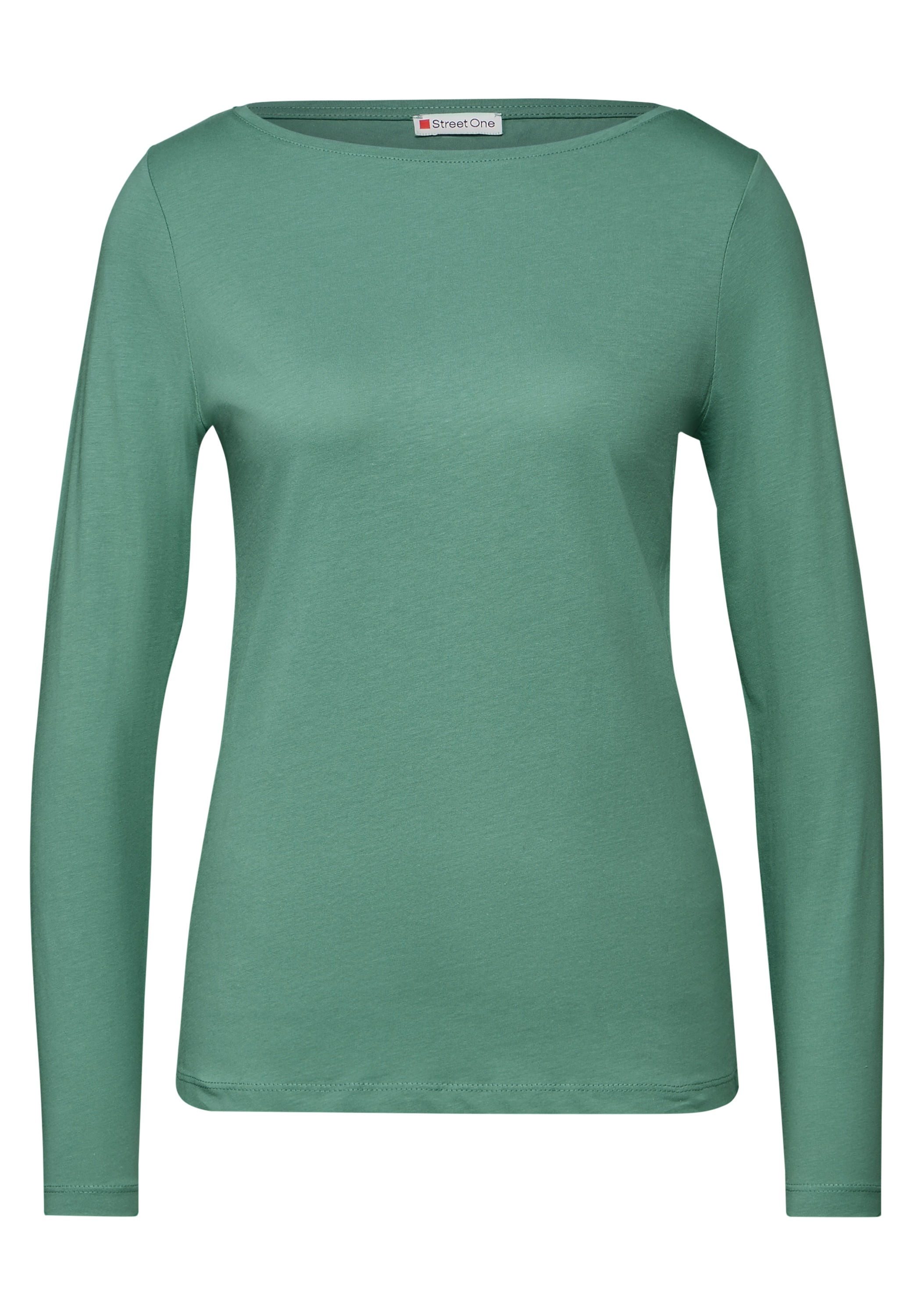 STREET ONE Langarmshirt, aus reiner Baumwolle