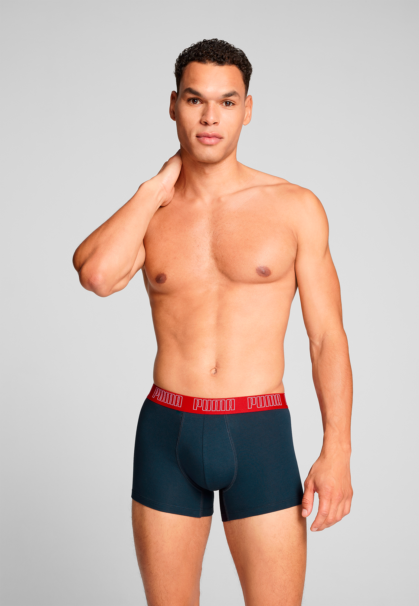 PUMA Trunk »PUMA MEN EVERYDAY TRUNKS 2P«, (2er Pack), mit Logobund