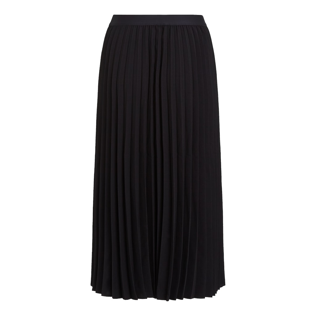 Tommy Hilfiger Plisseerock »FLUID TWILL PLEATED MIDI SKIRT«