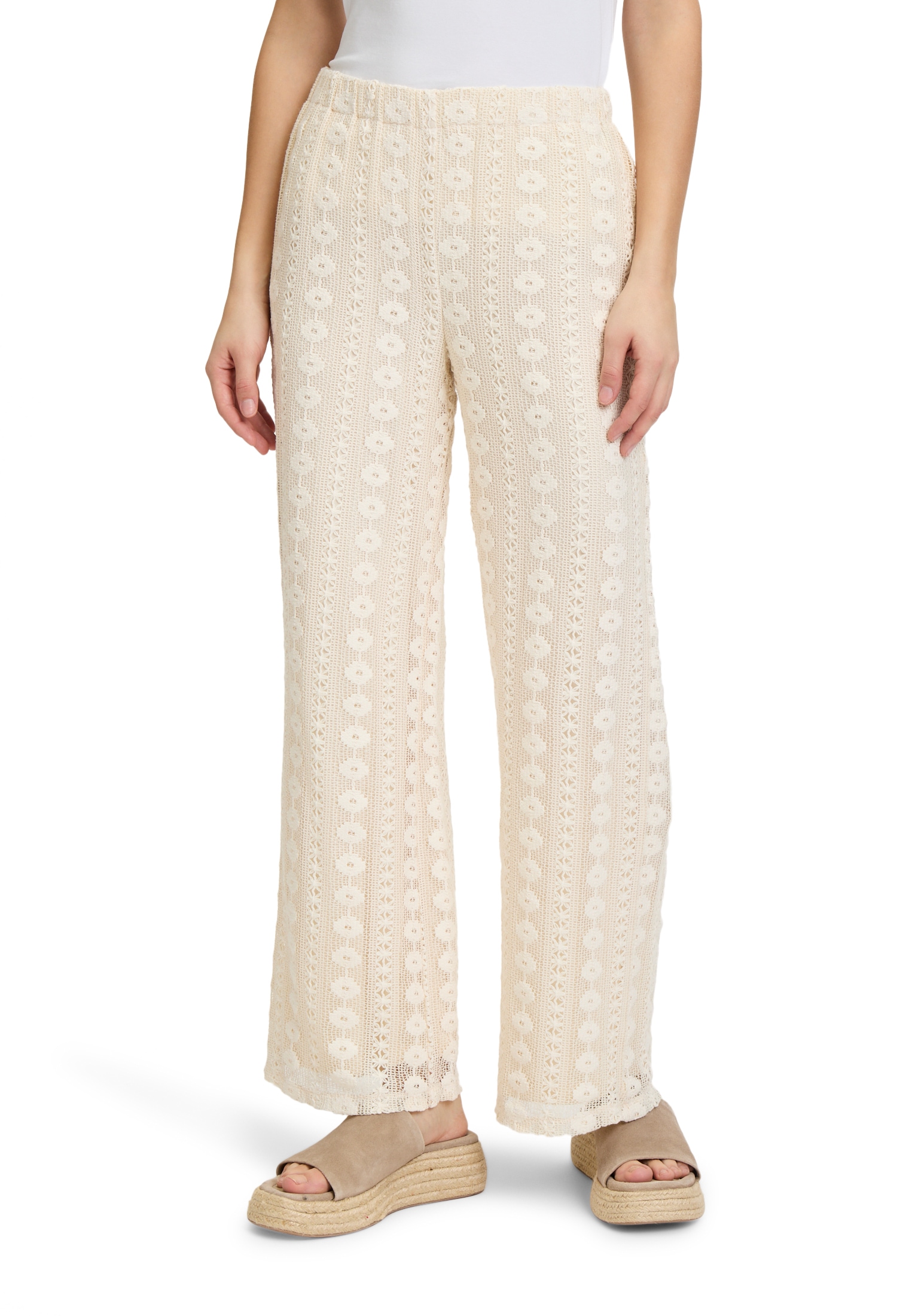 Cartoon Stoffhose "Damen mit Lochmuster" Material günstig online kaufen