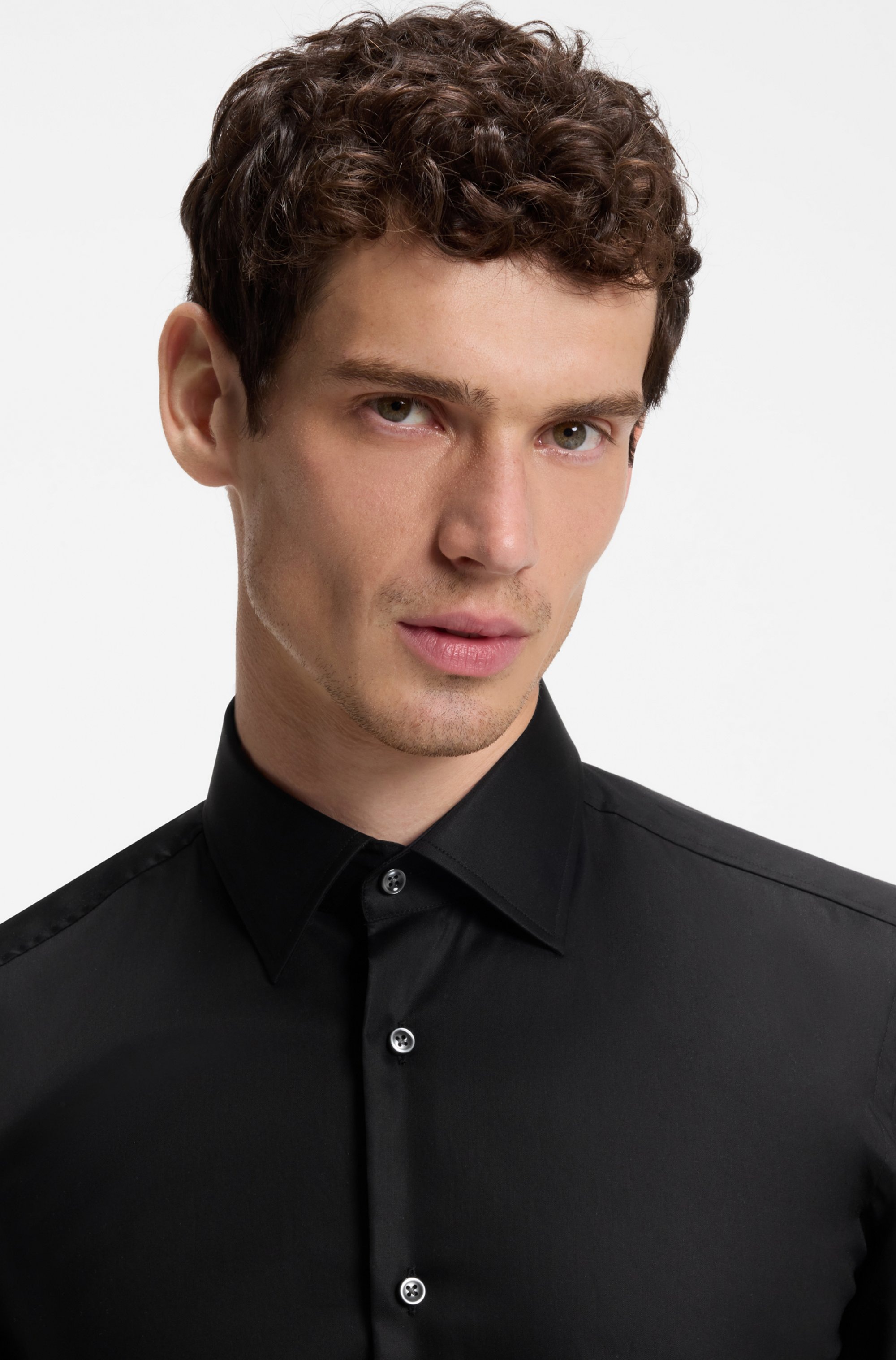 BOSS Businesshemd Kentkragen, Slim Fit, bügelleicht