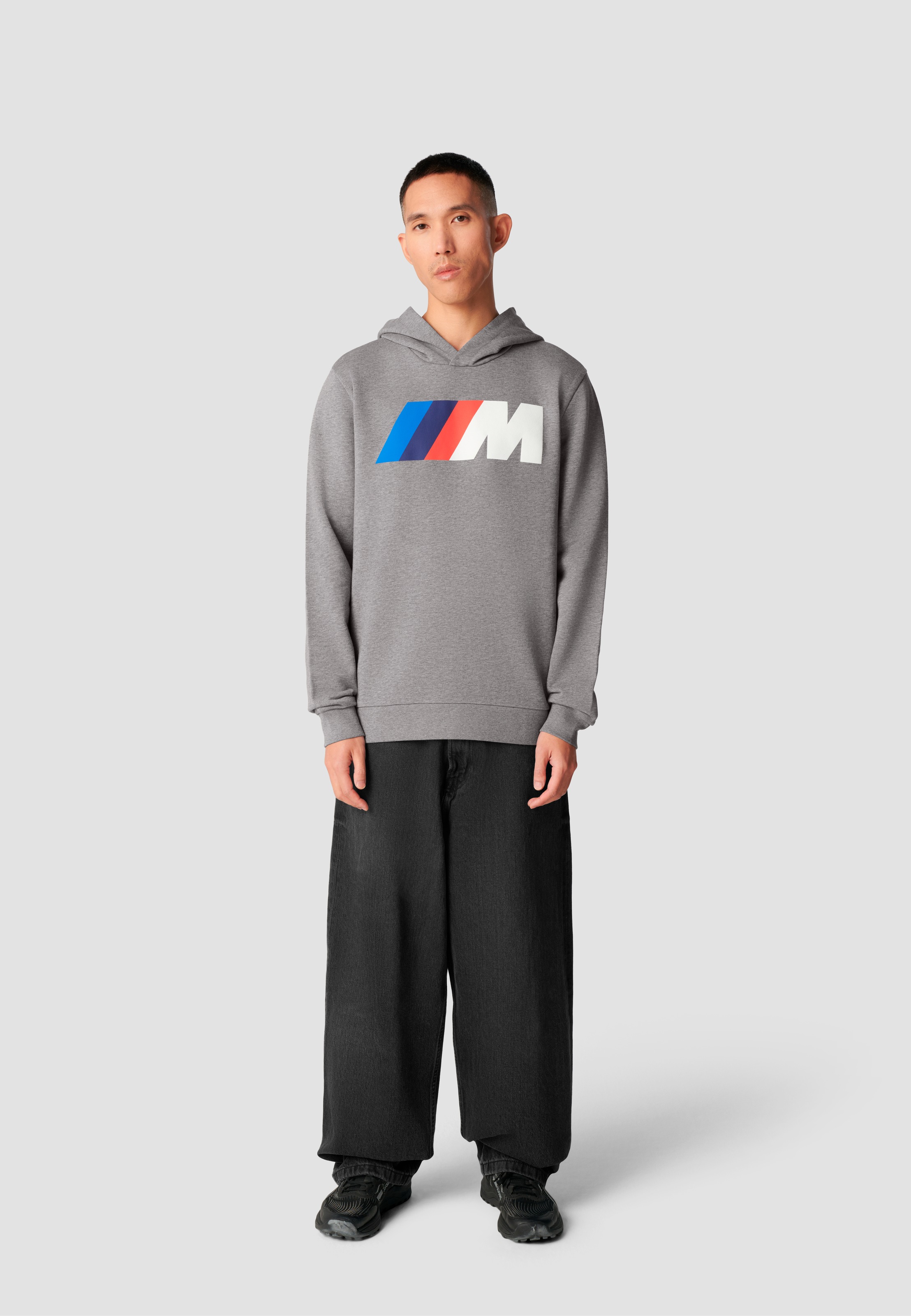 BMW Hoodie, (-), mit BMW M Logo Puff-Druck auf der Brust