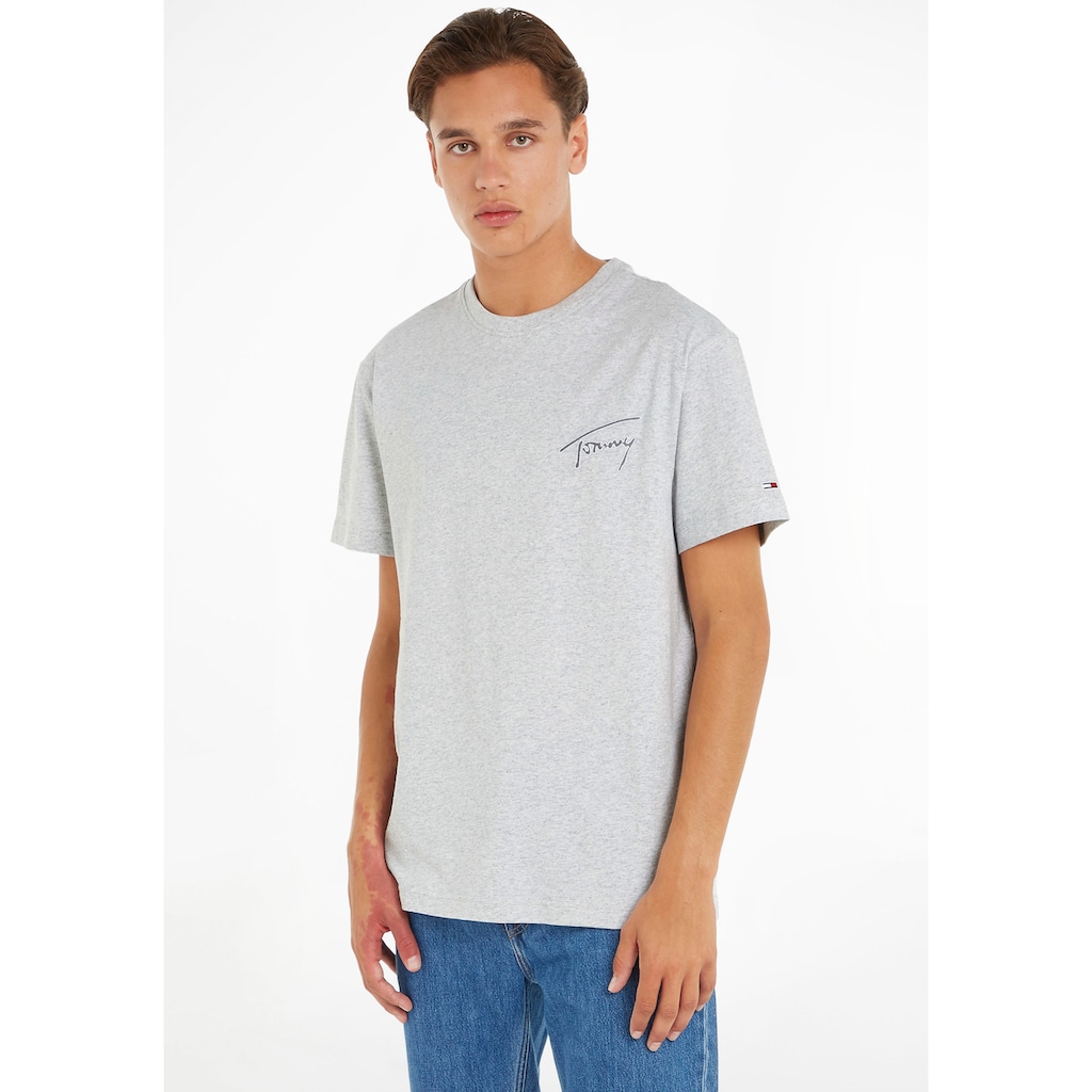 Tommy Jeans T-Shirt »TJM CLSC SIGNATURE TEE« mit Rundhalsausschnitt