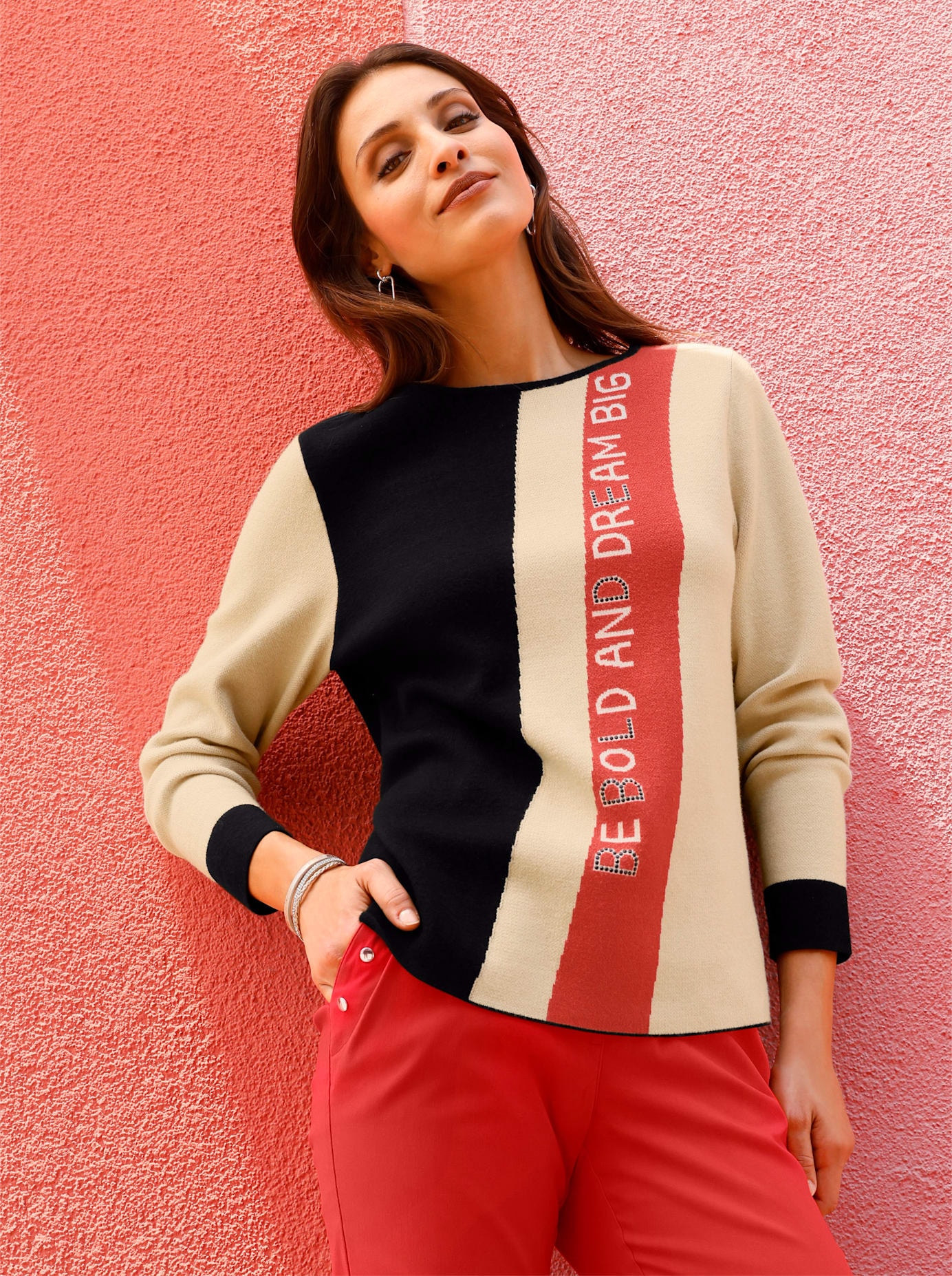 Inspirationen Strickpullover "Langarm-Pullover" günstig online kaufen