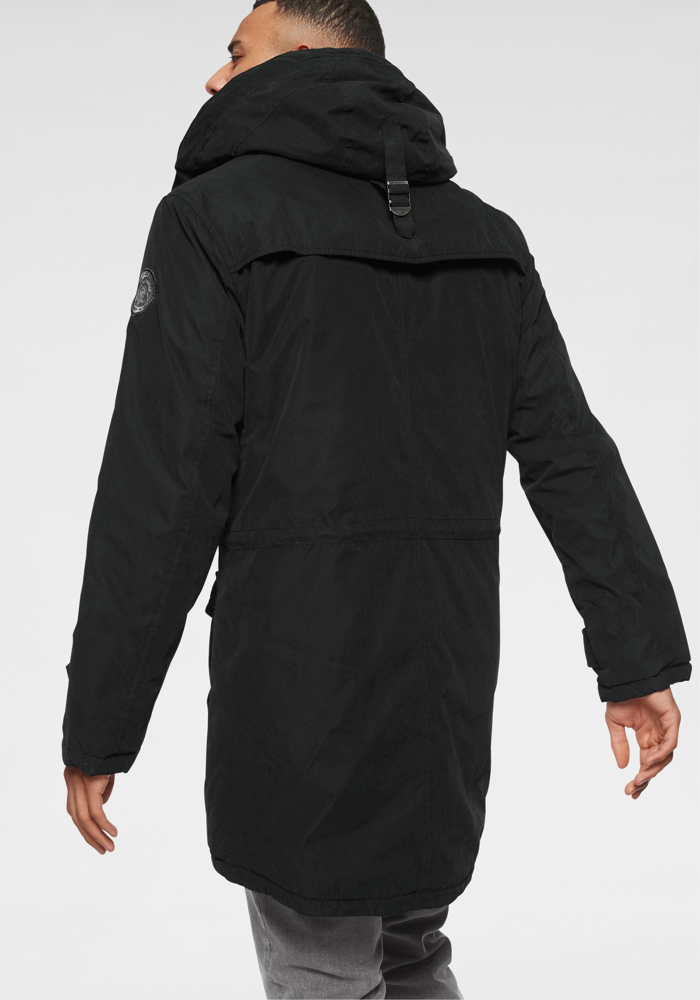 Bruno Banani Parka mit Kapuze Winterjacke mit Teddy Fleece gefüttert und an günstig online kaufen