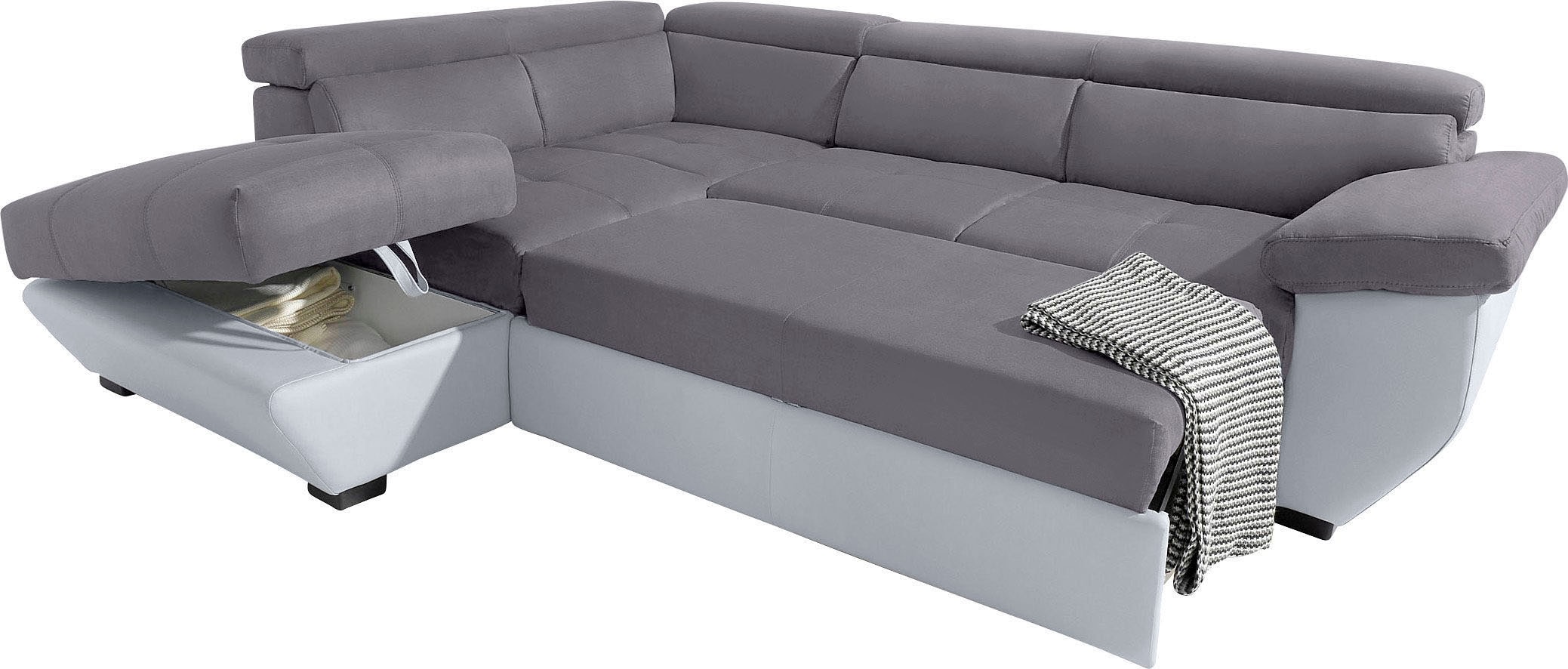 COTTA Polstergarnitur "Speedway L-Form", (Set), Set bestehend aus: Ecksofa günstig online kaufen