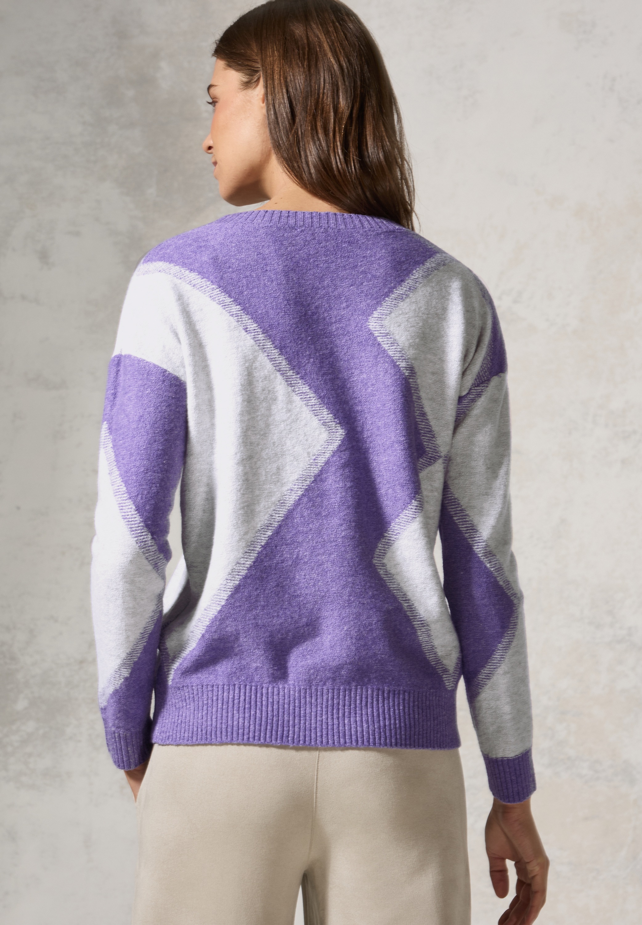 Cecil Strickpullover, mit Rundhalsausschnitt