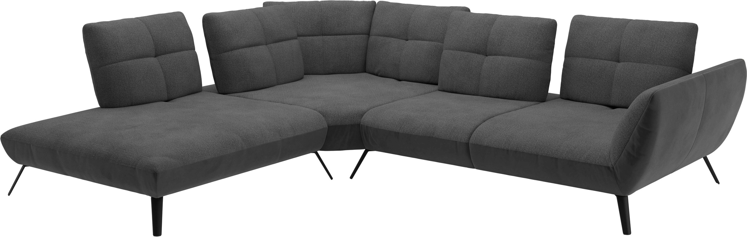 Places of Style Ecksofa »Mikado L-Form«, inkl. Sitztiefenverstellung und Armteilverstellung