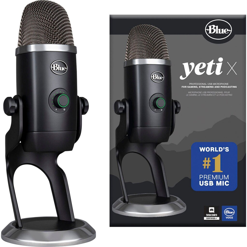 Blue Streaming-Mikrofon »Yeti X«, inkl. Rucksack
