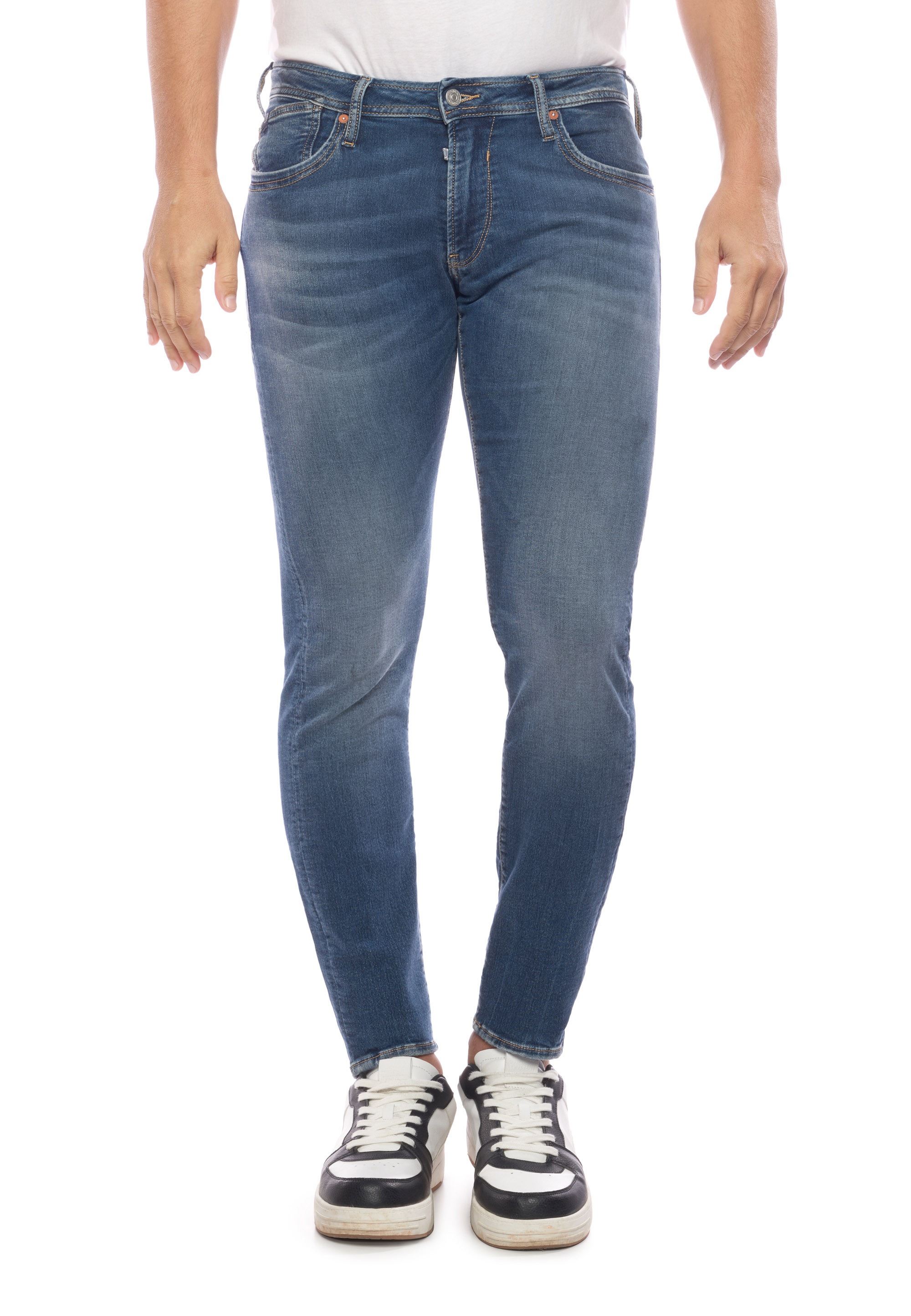 Le Temps Des Cerises Slim-fit-Jeans, mit dezenter Waschung