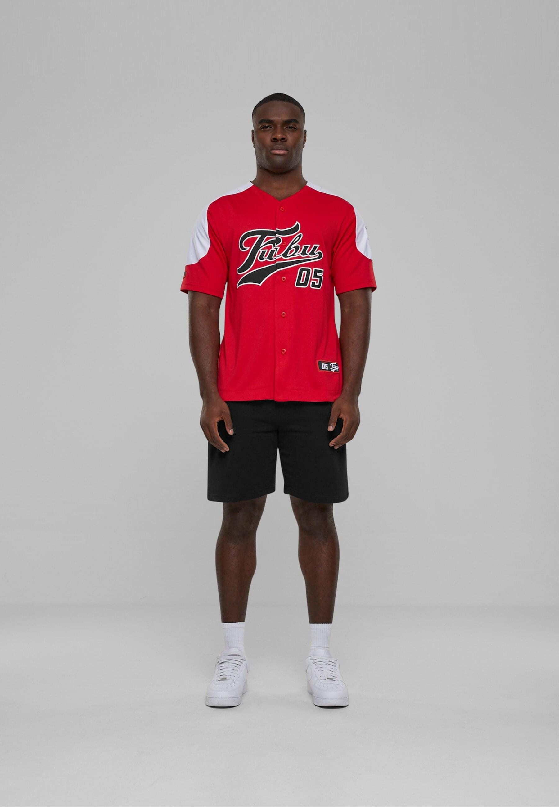 Fubu T-Shirt »Fubu Herren FM222-019-1 FUBU Varsity Block Baseball Jersey«, (1 tlg.)