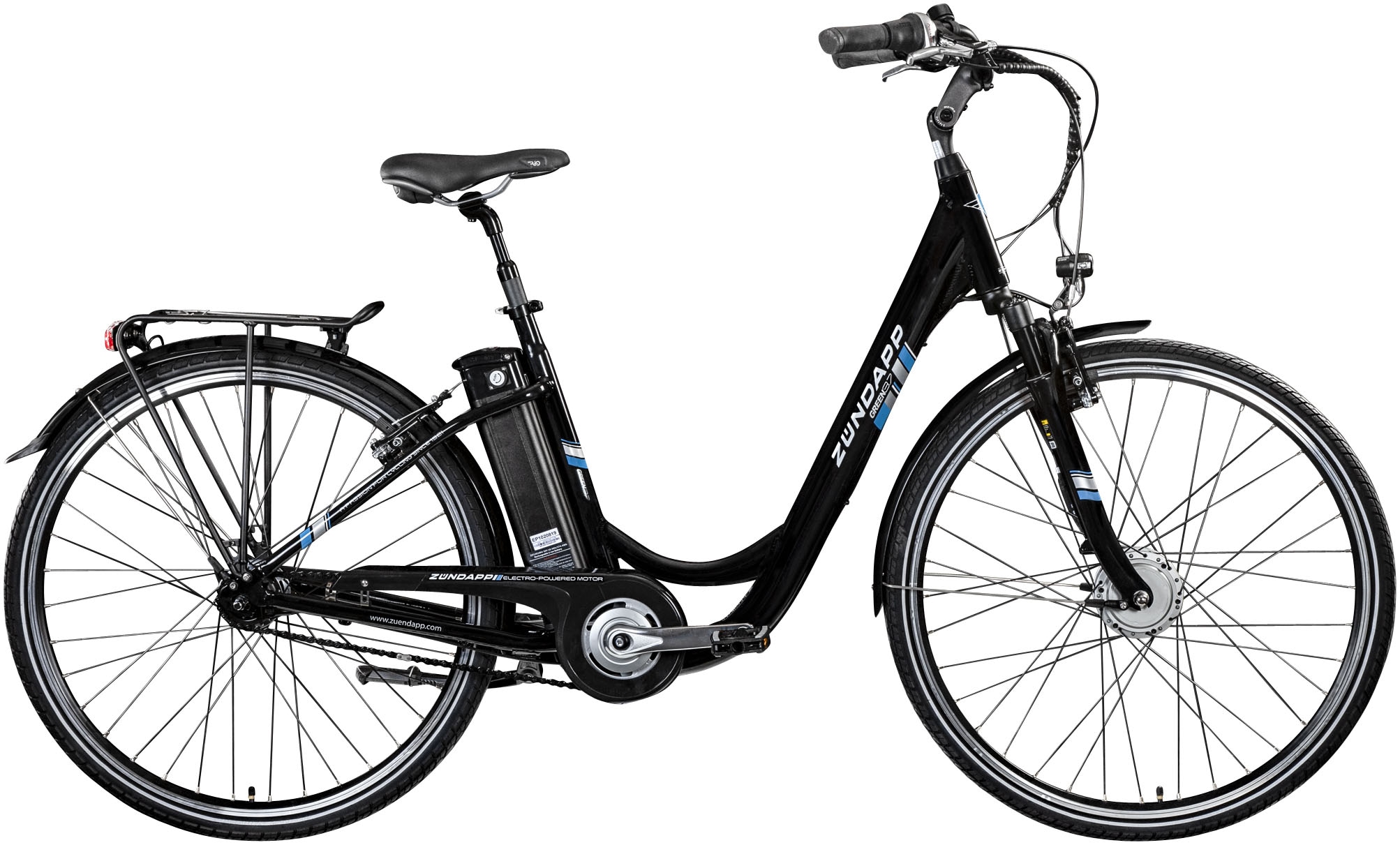 Zündapp E-Bike »Green 3.7«, 7 Gang, Frontmotor 250 W, Pedelec, Elektrofahrrad für Damen u. Herren