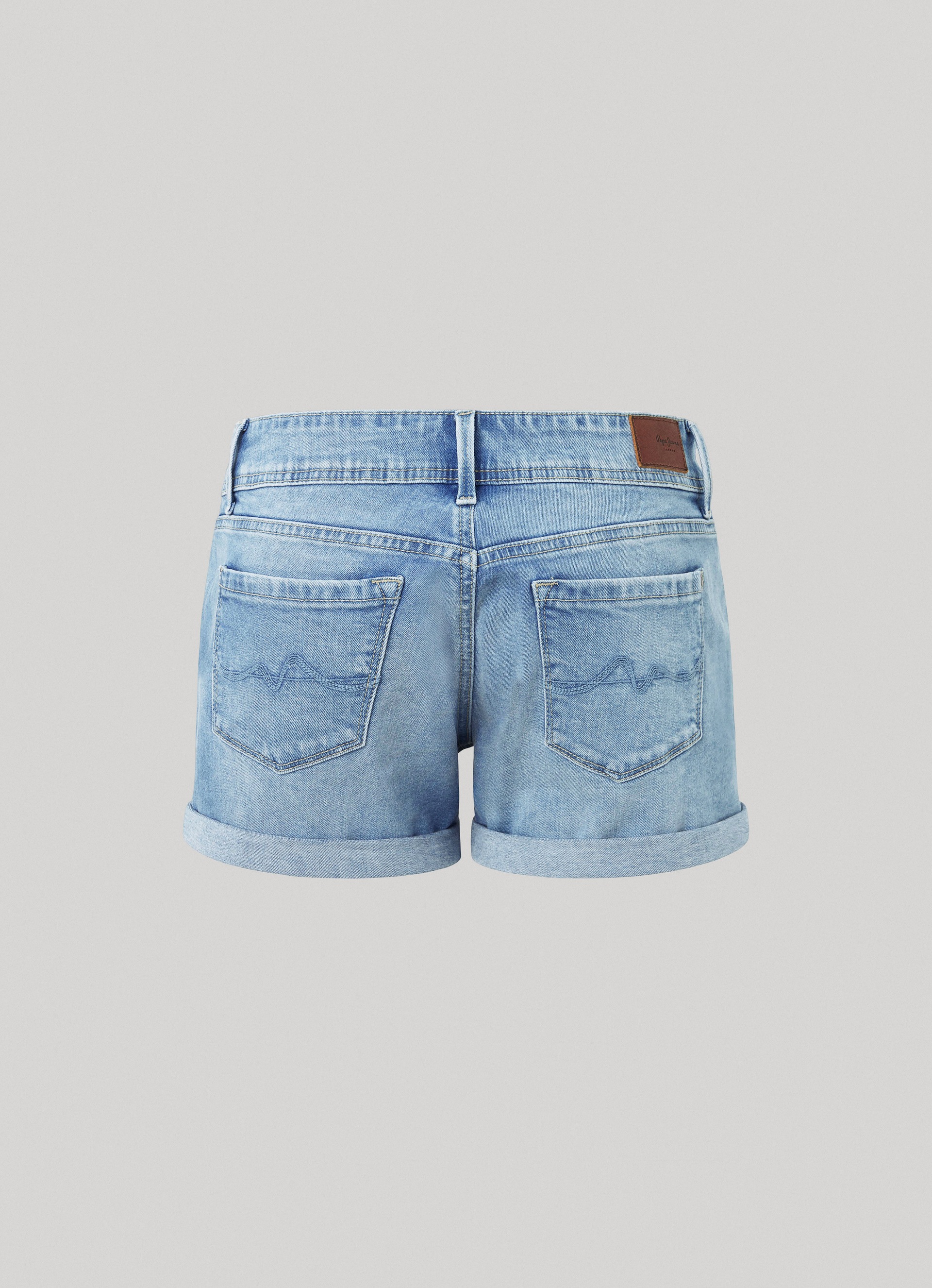 Pepe Jeans Jeansshorts, mit Umschlagsaum