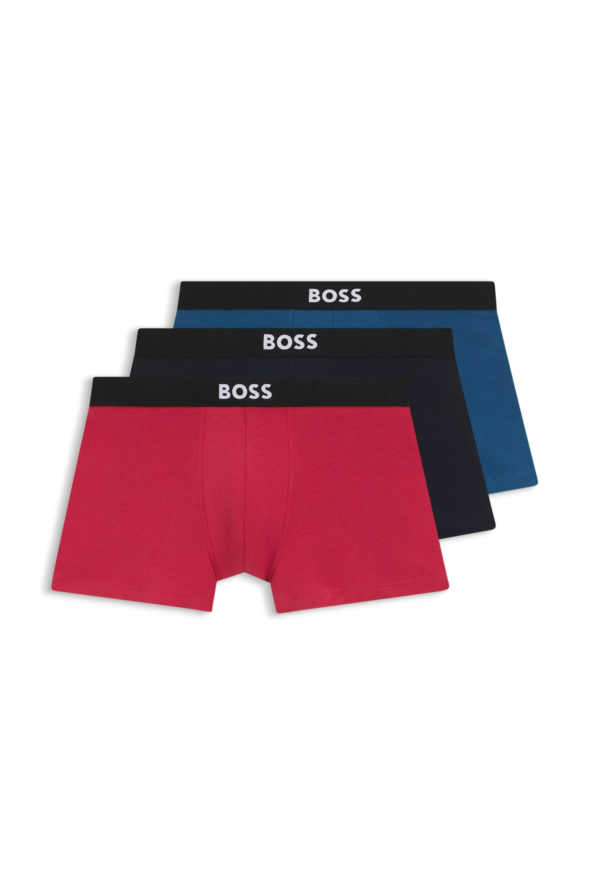 BOSS Trunk "3P Trunk BOSS ONE" mit unifarbenen Bund günstig online kaufen