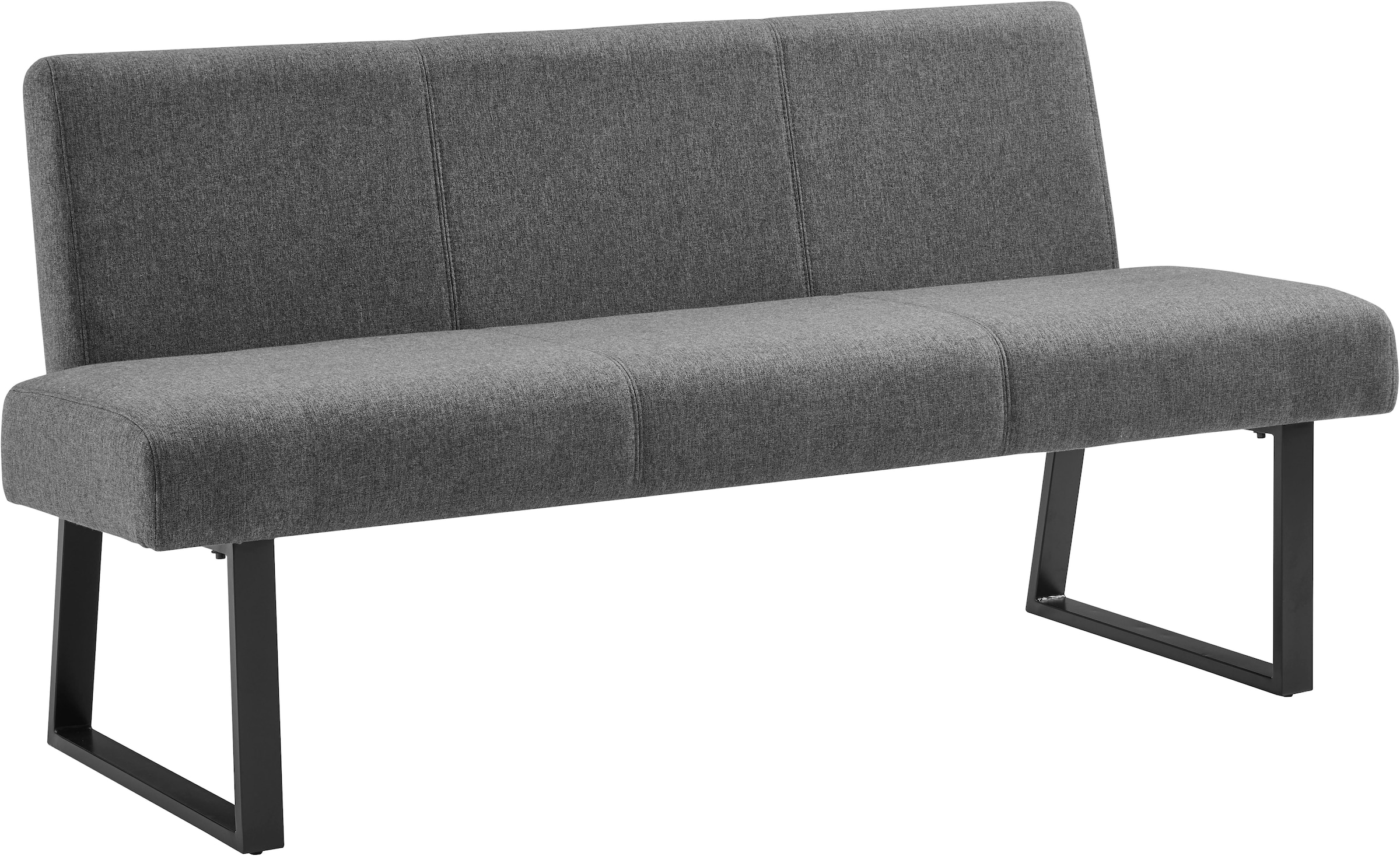 OTTO home Essgruppe »Gellina« Set, 4 tlg. ausziehbarer Esstisch, Freischwinger, Sitzbank mit Rückenlehne