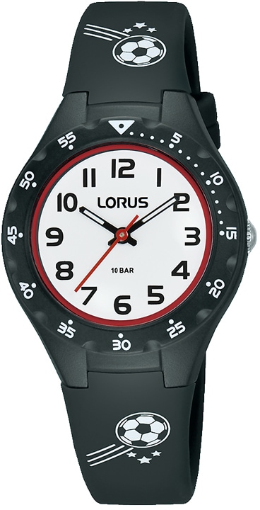 LORUS Quarzuhr »Lorus Kids, RRX45GX9, Fußballuhr«, Armbanduhr, Kinderuhr, mit Fußballmotiv, ideal auch als Geschenk
