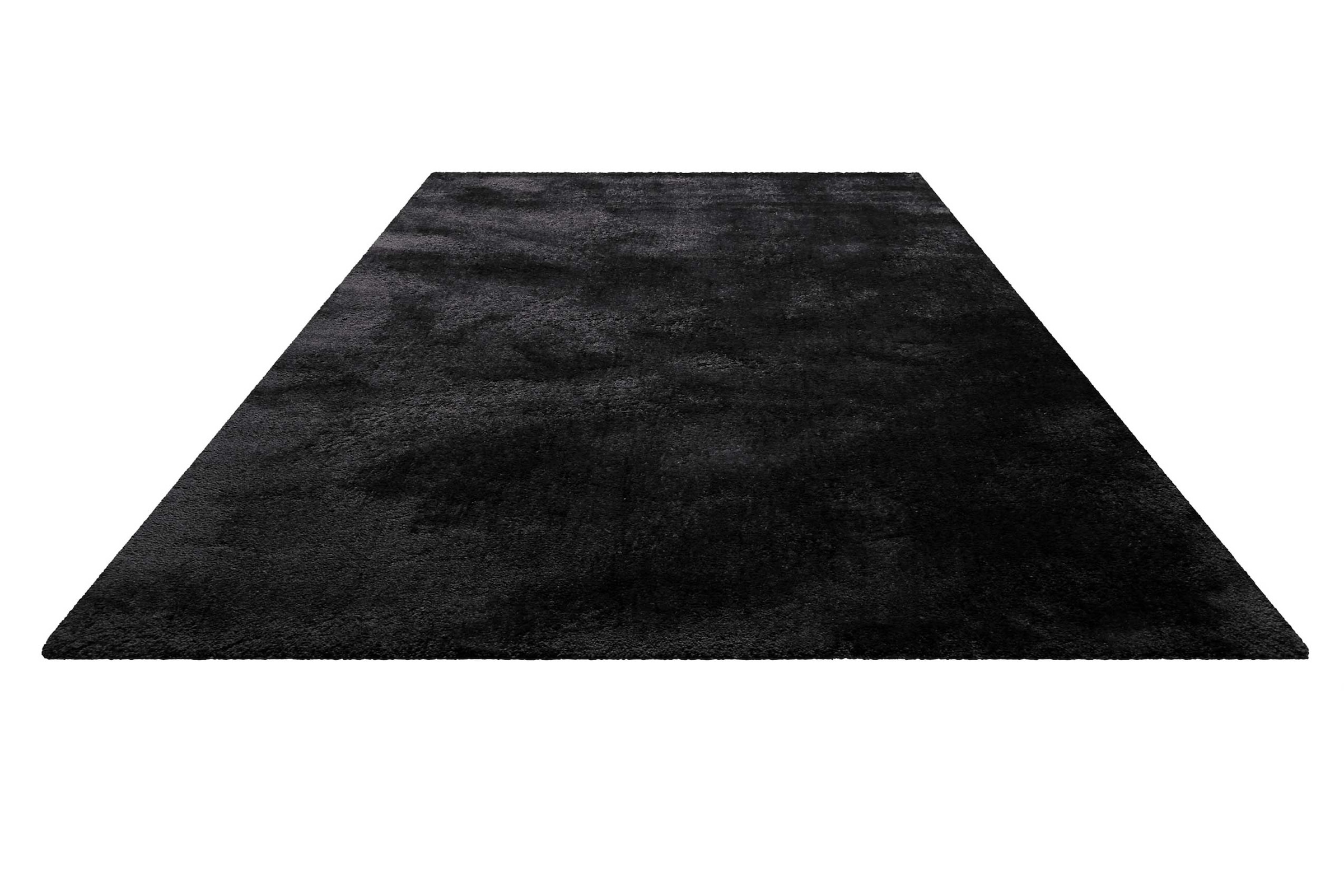 Homie Living Teppich »Pisa«, rund, 25 mm Höhe, Hochflor, Microfaser, uni, weich, Shaggy, Wohnzimmer, Schlafzimmer