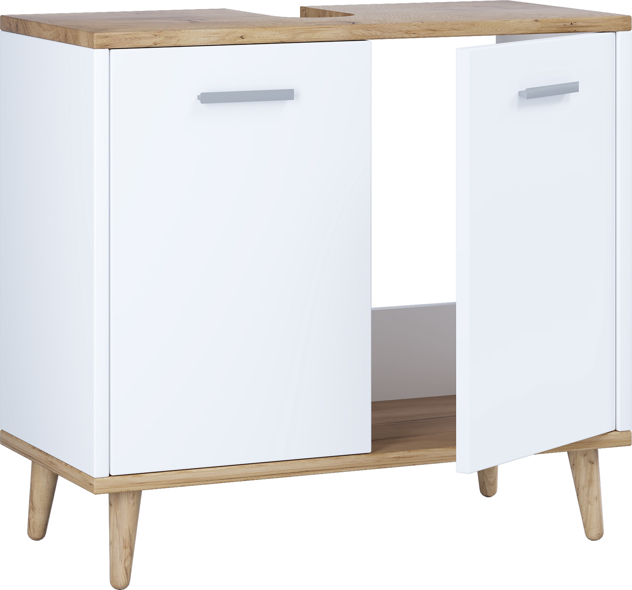 VCM Waschbeckenschrank »Holz Badmöbel Badunterschrank Waschbecken Landos«