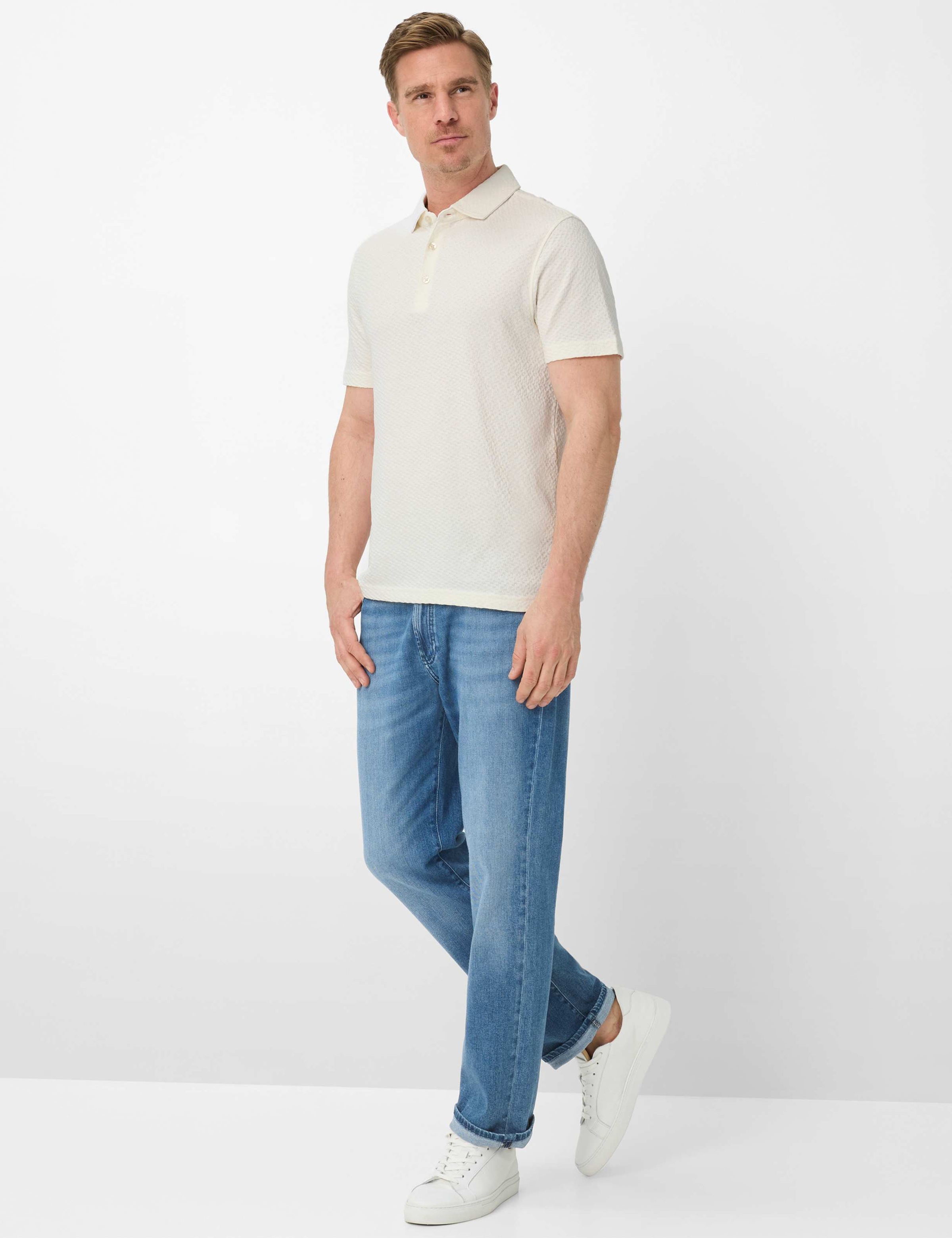 Brax Poloshirt PAN JST creme   XXL herren 2