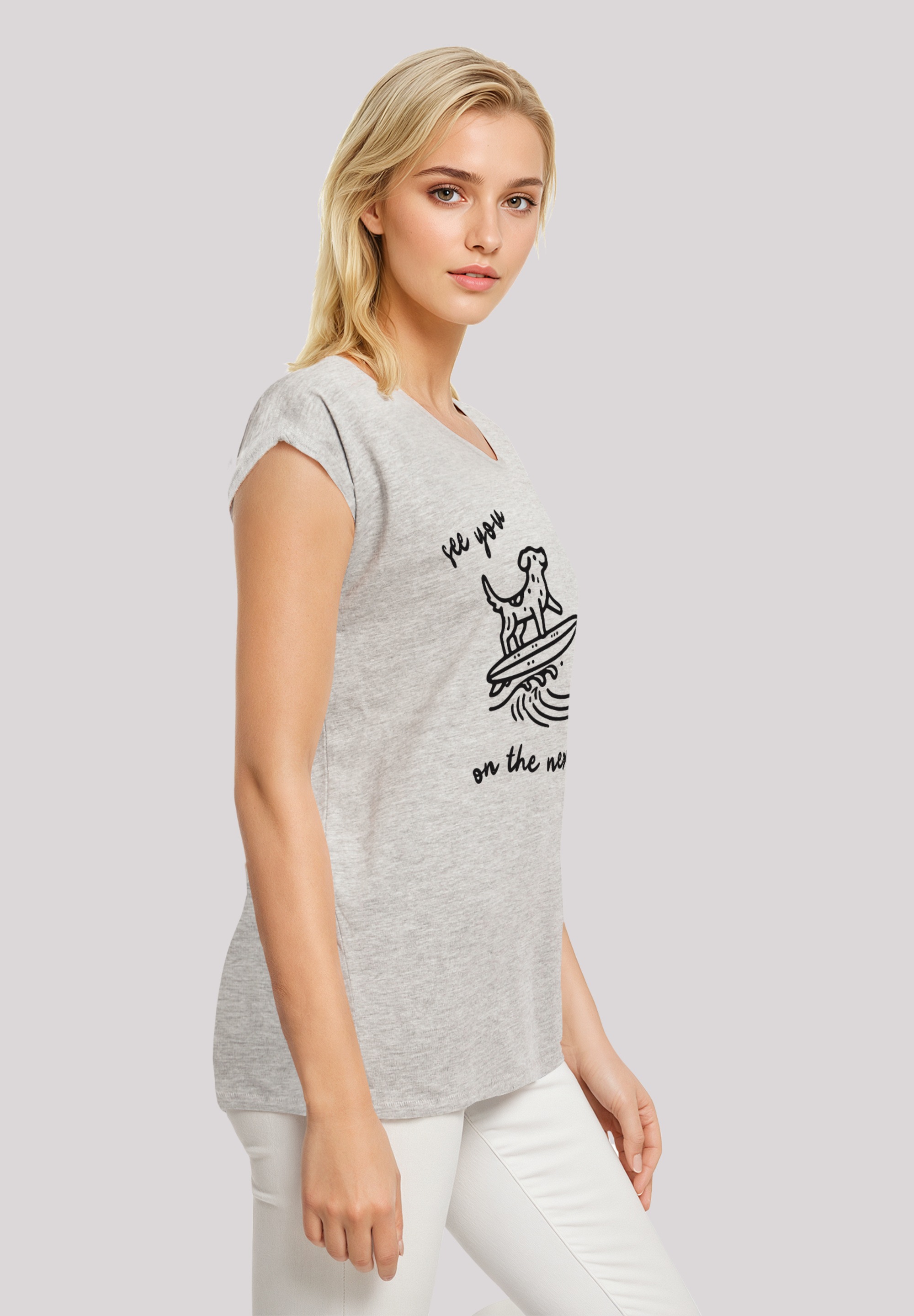 F4NT4STIC T-Shirt »See You On The Next Wave«, Premium Qualität
