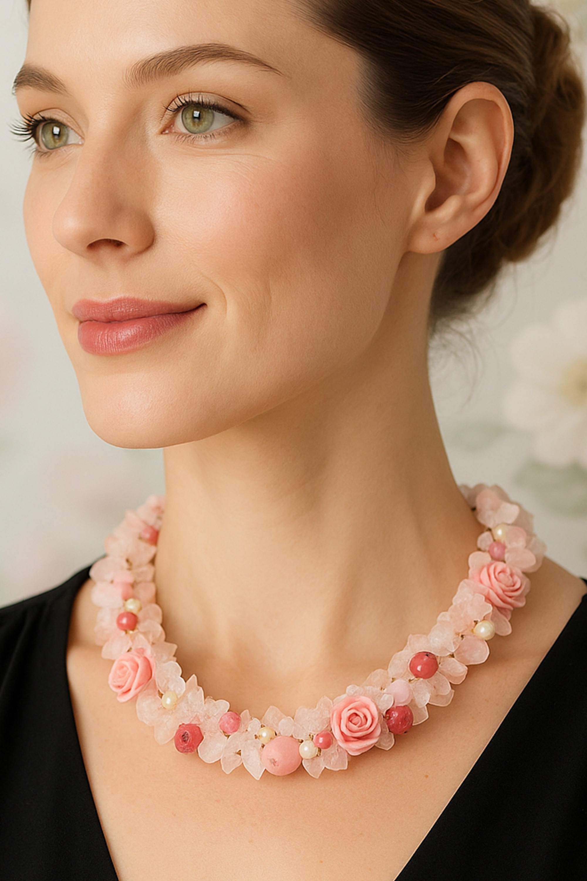 COLLEZIONE ALESSANDRO Kette mit Anhänger "Rosalia", Romantisches Blütendesi günstig online kaufen