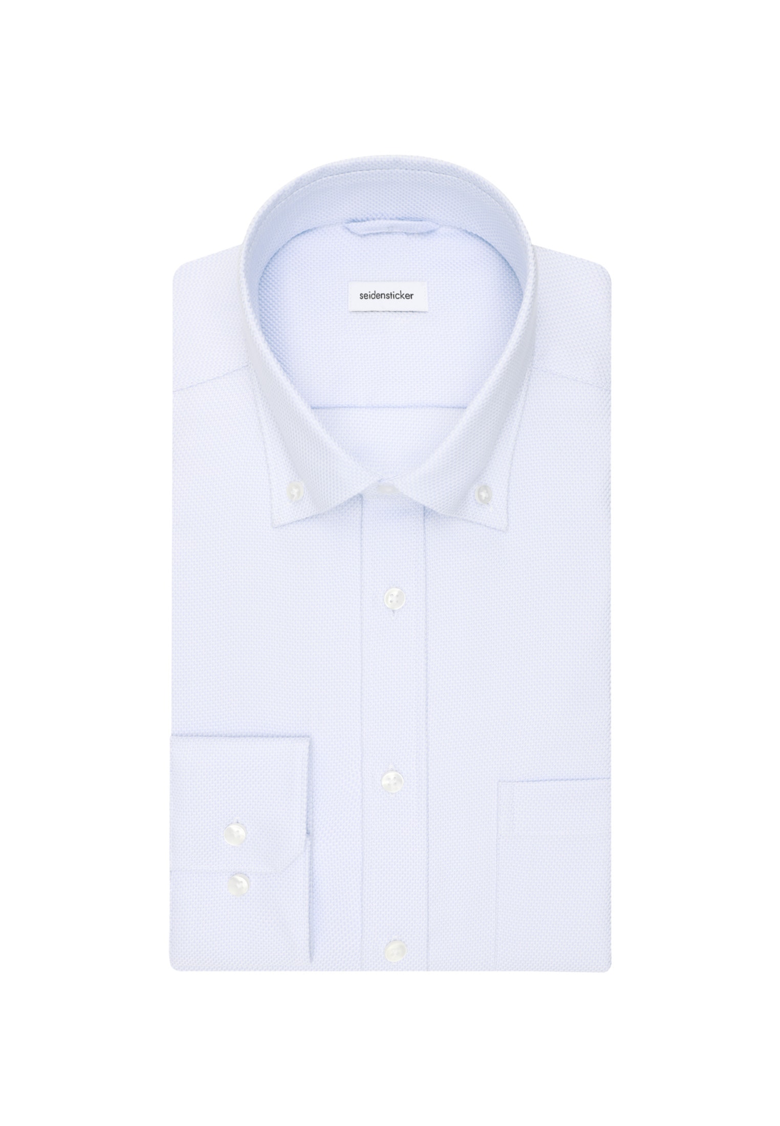 seidensticker Businesshemd »Schwarze Rose«, Regular Button-Down-Kragen Struktur