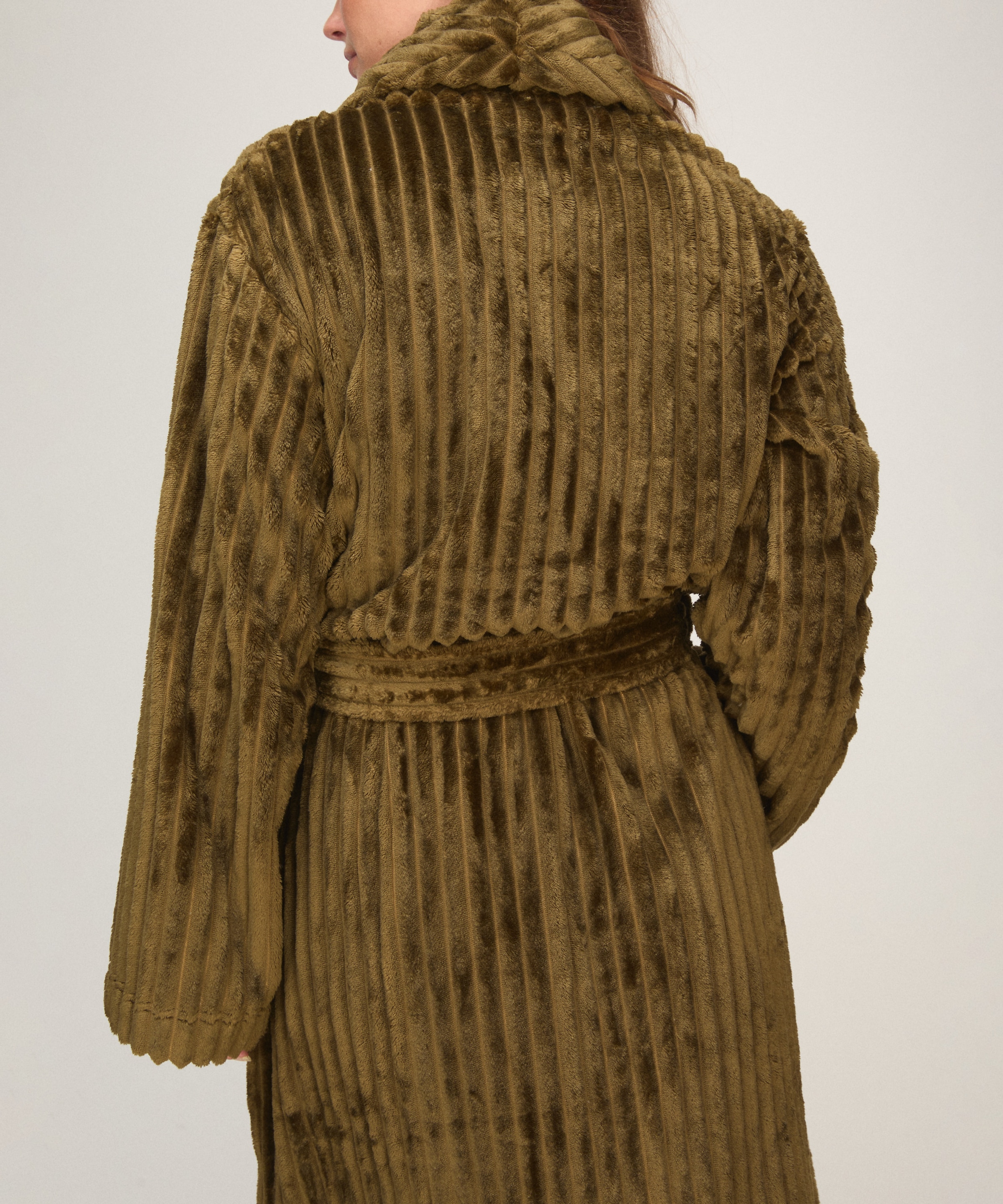 Hunkemöller Bademantel »Bathrobe Jacqueared Fleece«