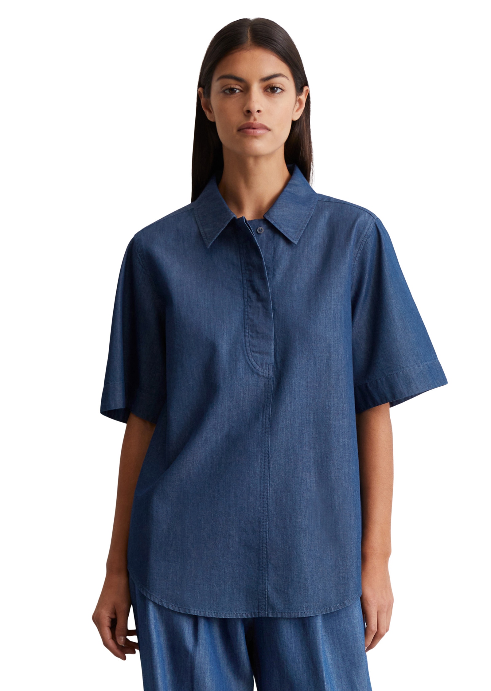Marc OPolo Kurzarmbluse "mit TENCEL™ Lyocell" günstig online kaufen
