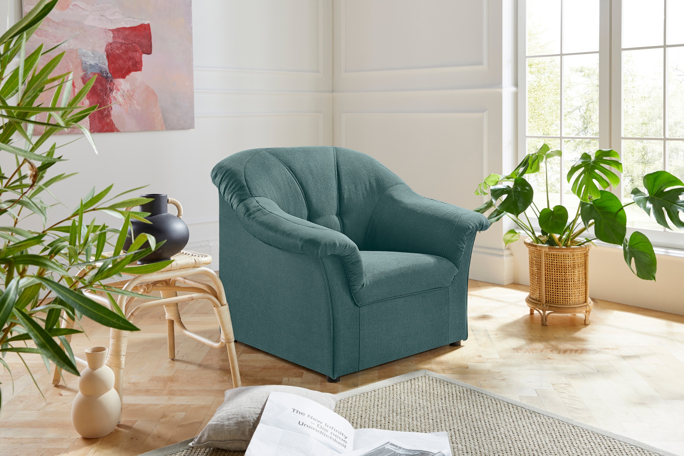 DOMO collection Sessel "Pegnitz zeitlos, elegant und bequem" günstig online kaufen