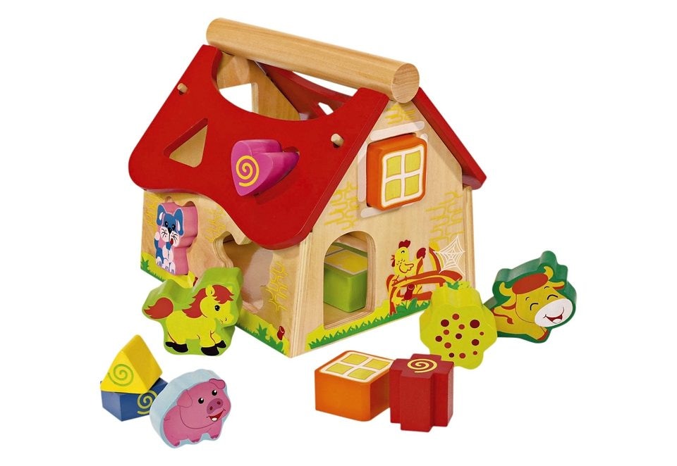 Eichhorn Steckspielzeug »Steckhaus« (Set 15 tlg...